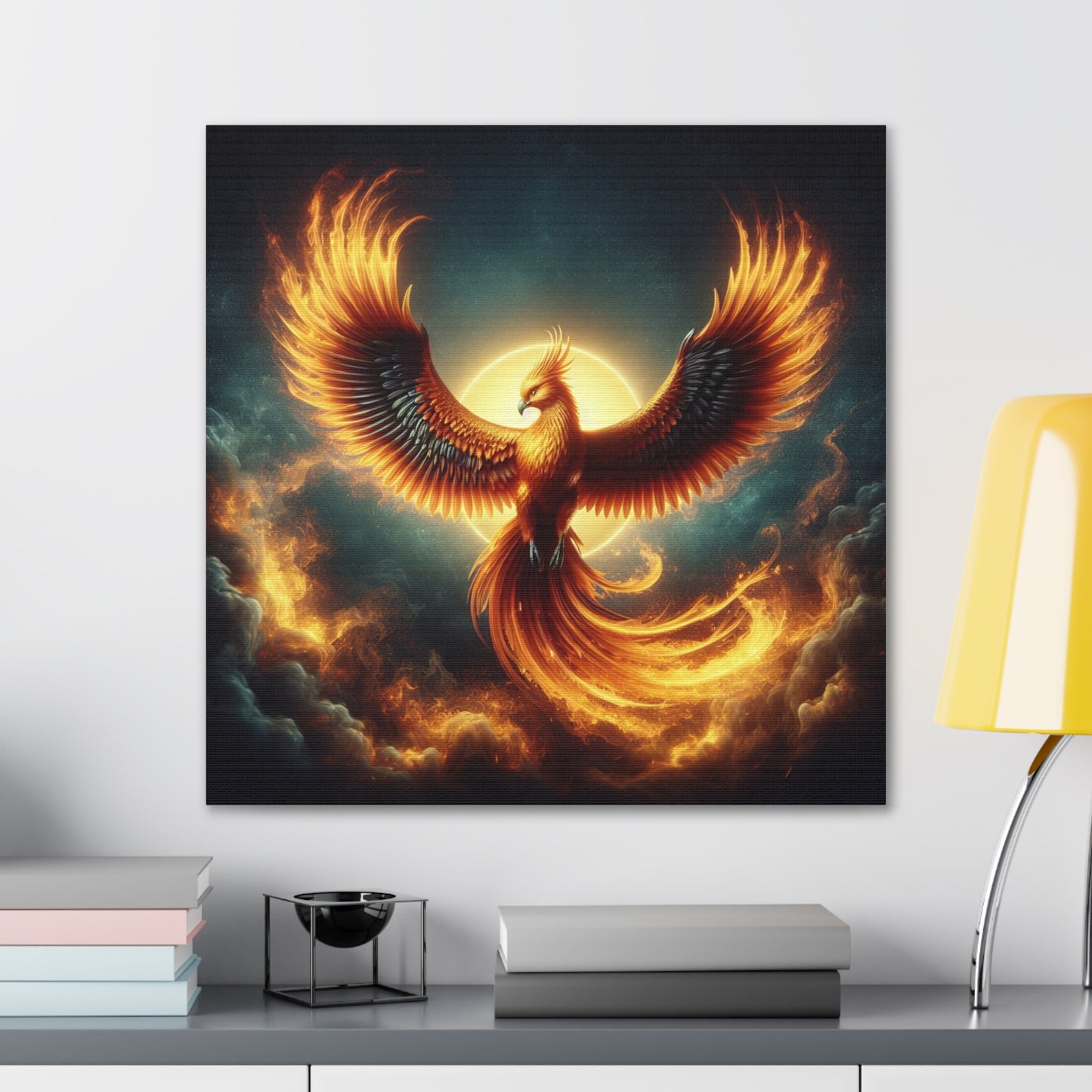 Phoenix Rising Canvas Wall Art