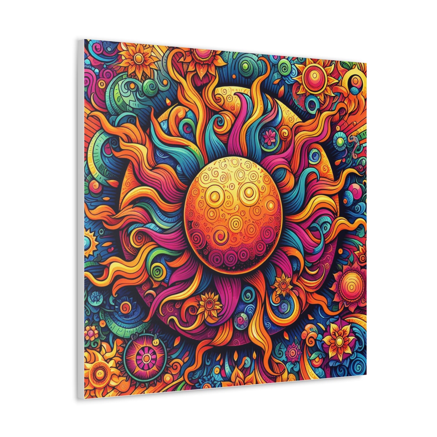 Sun Canvas Wall Art