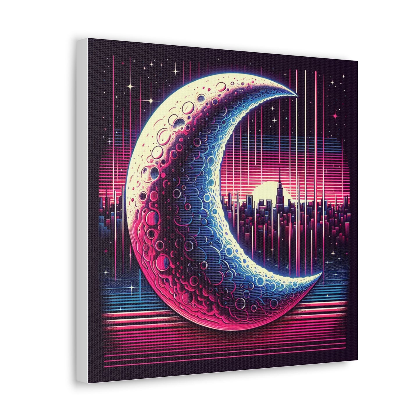 Half Moon Canvas Wall Art