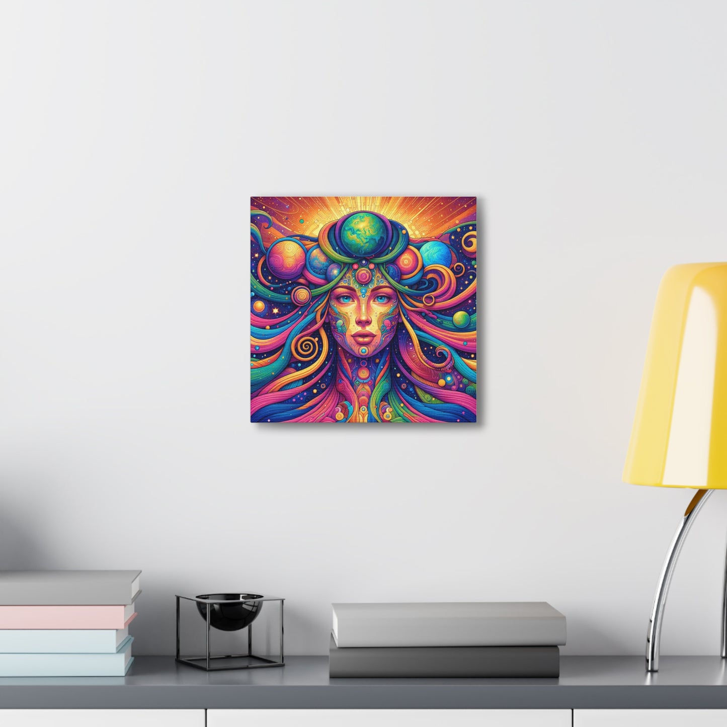 Gaia Mother Earth Canvas Wall Art