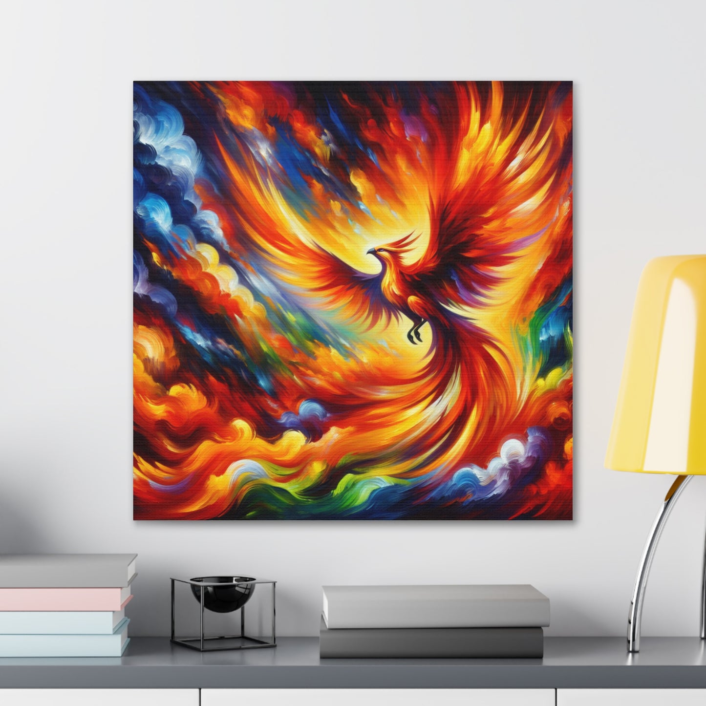 Phoenix Rising Canvas Wall Art