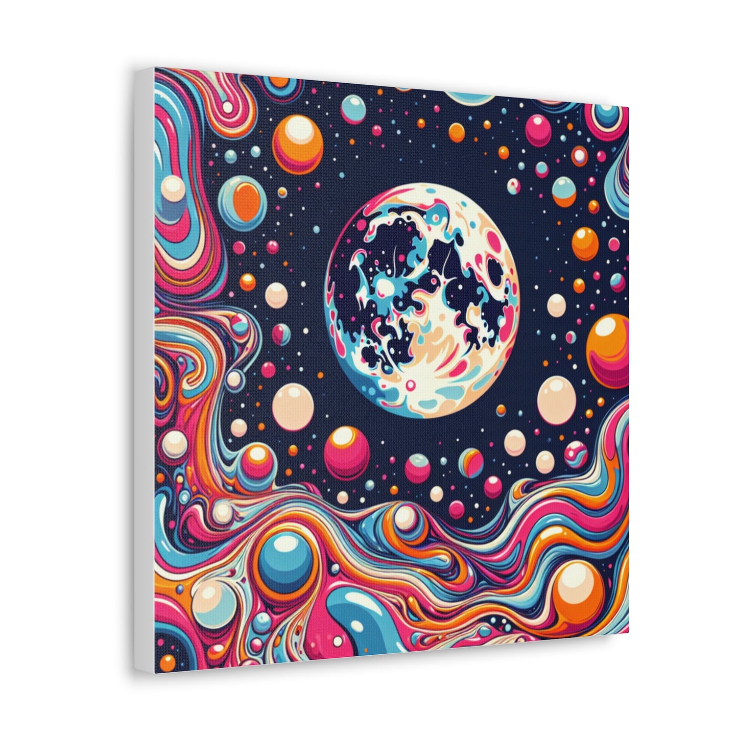 Full Moon Canvas Wall Art