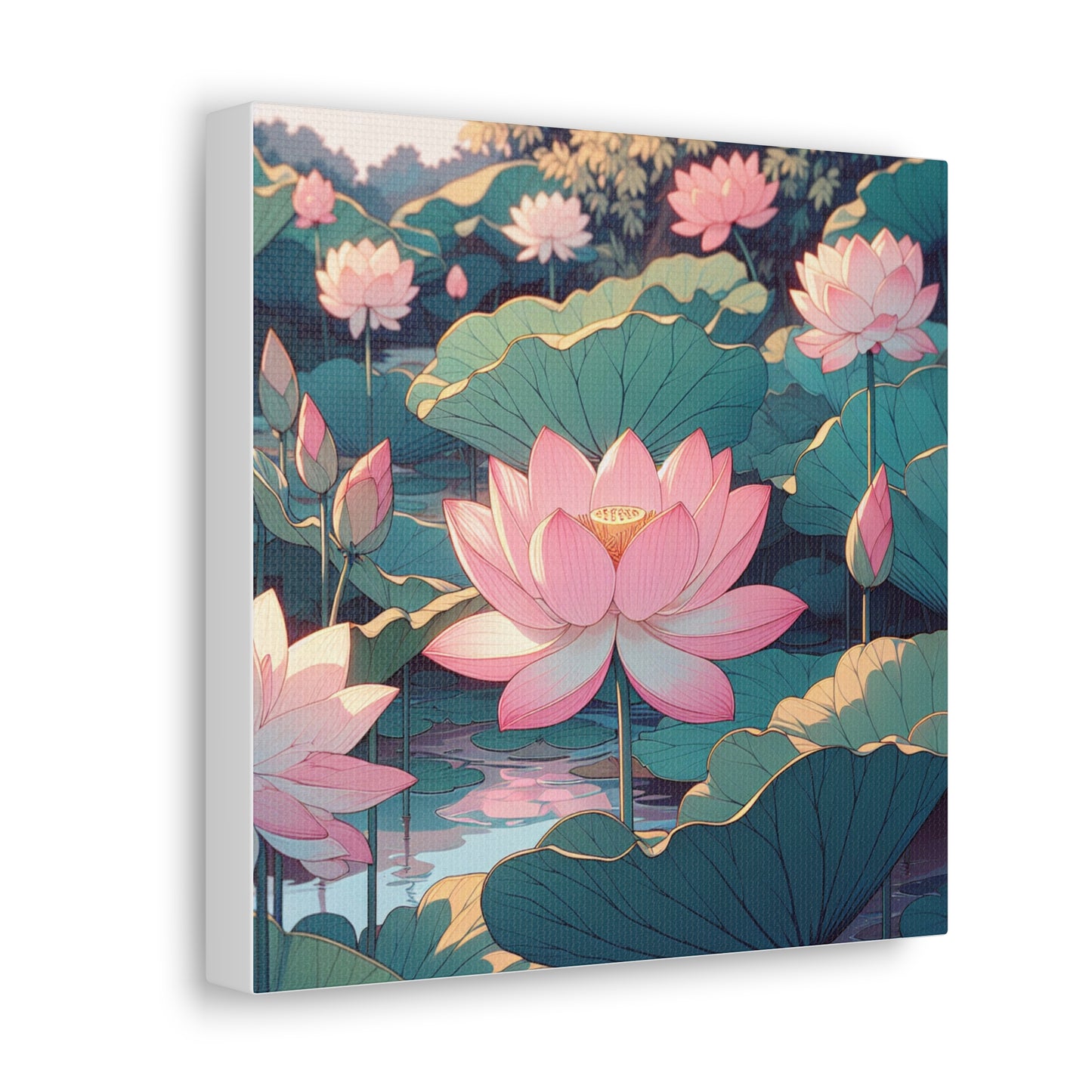 Lotus Canvas Wall Art