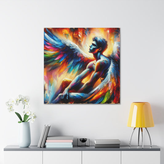 Fallen Angel Canvas Wall Art