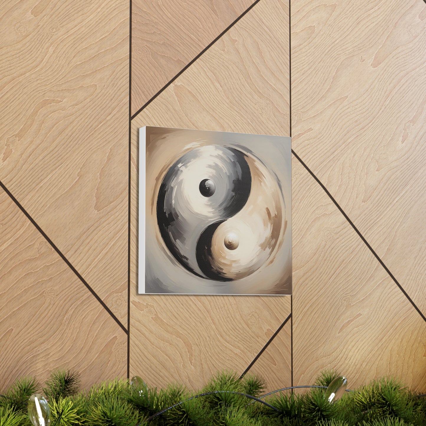 Ying Yang Canvas Wall Art