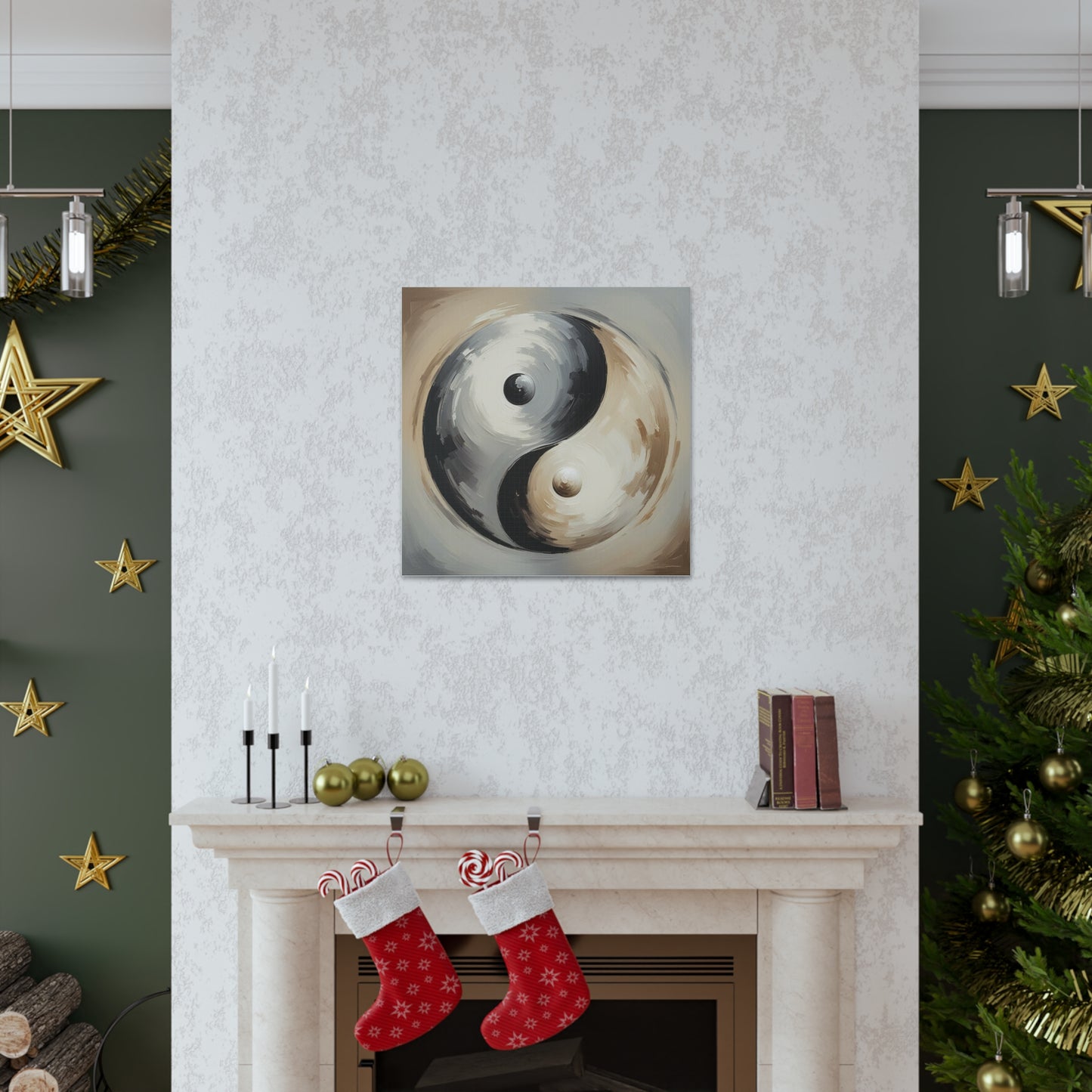 Ying Yang Canvas Wall Art