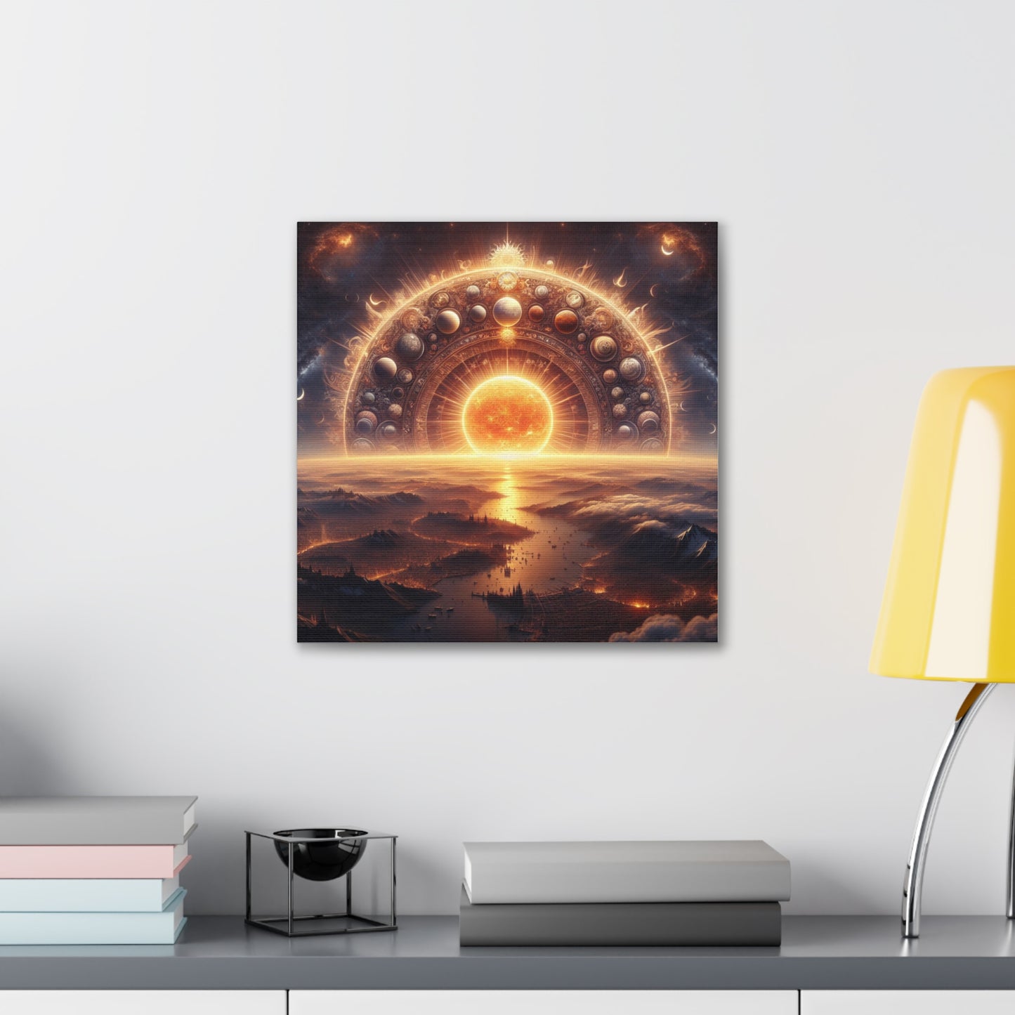 Sun Canvas Wall Art