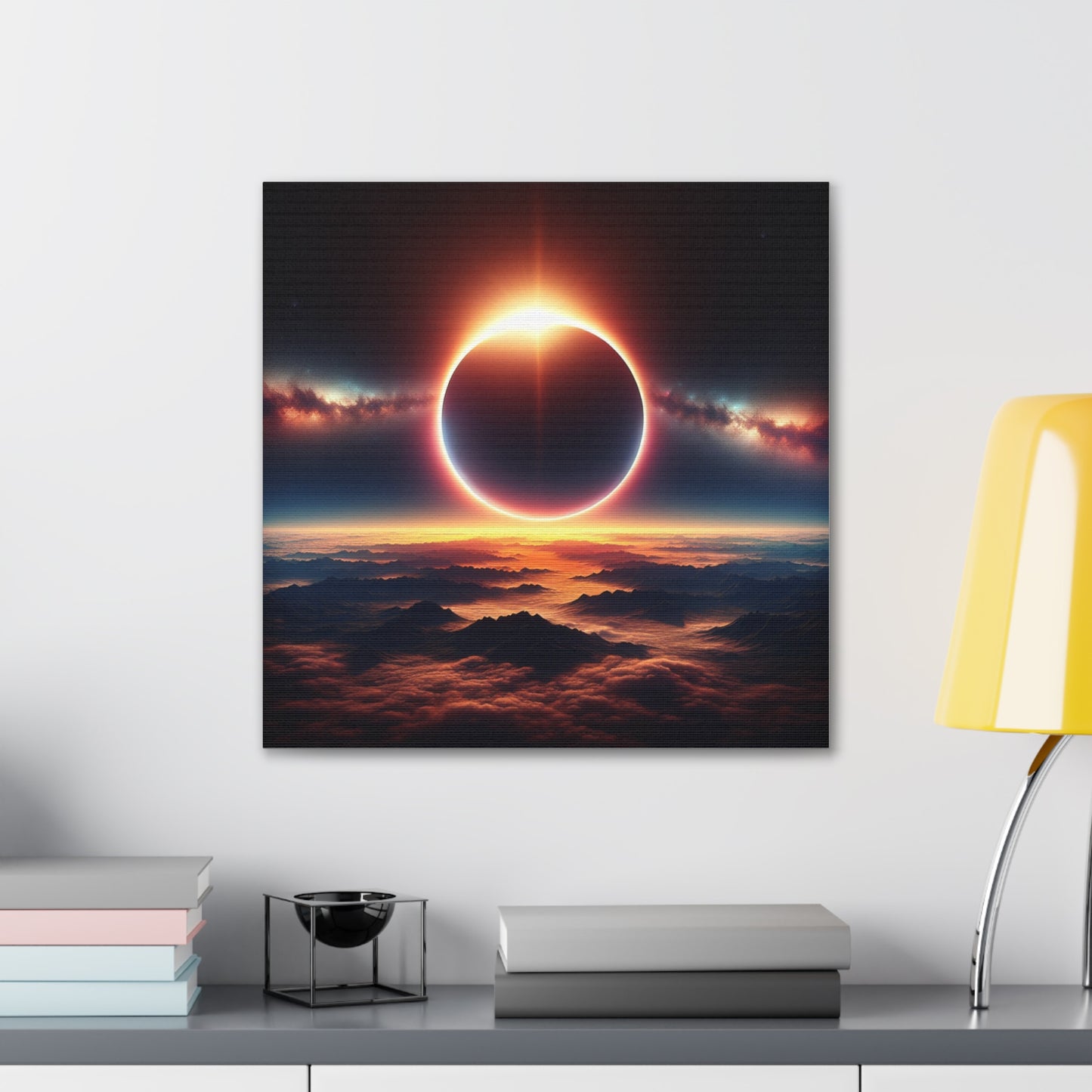 Solar Eclipse Canvas Wall Art