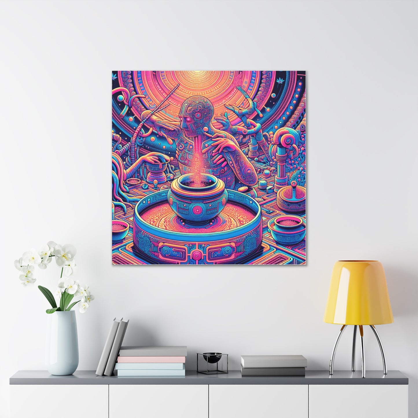 Fifth Dimension Ascension Canvas Wall Art