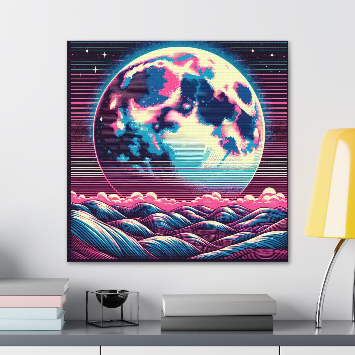 Full Moon Canvas Wall Art