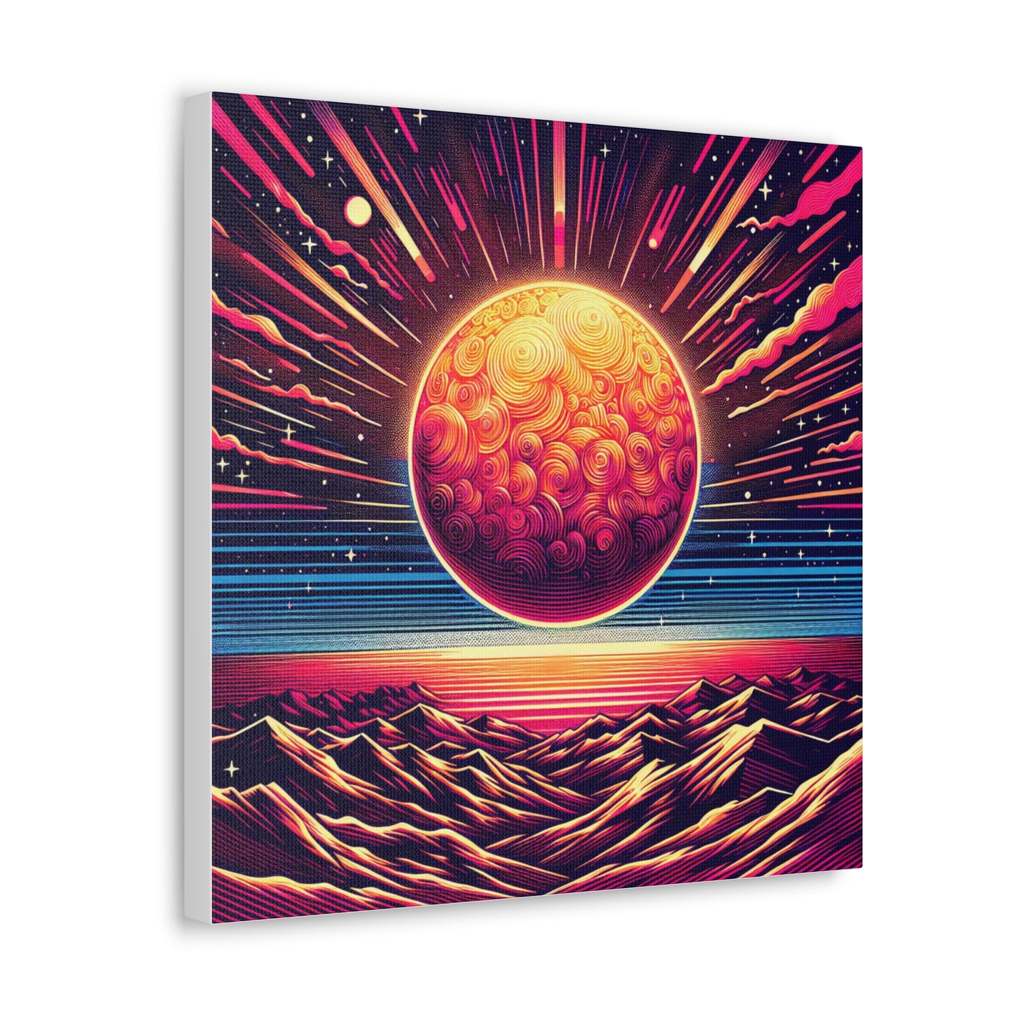 Sun Canvas Wall Art