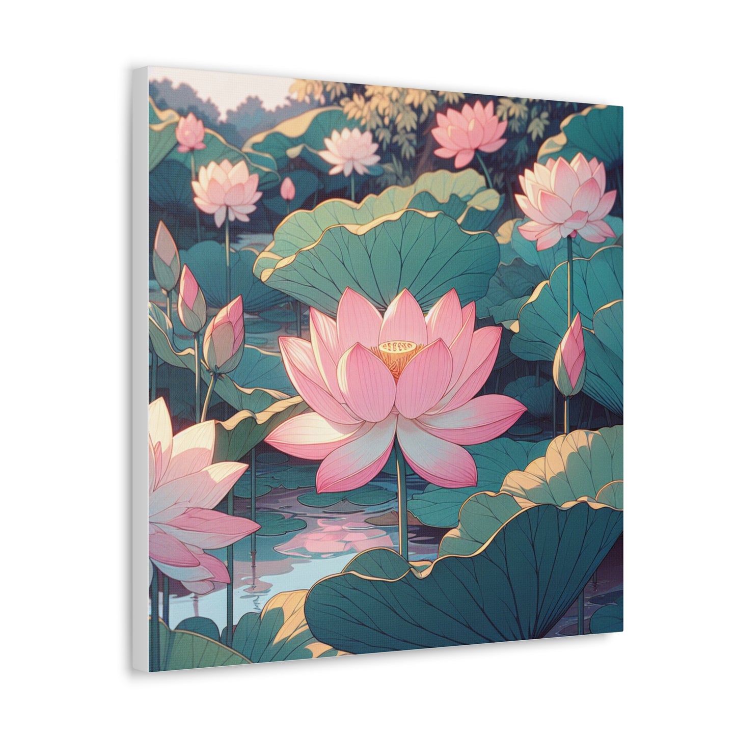 Lotus Canvas Wall Art