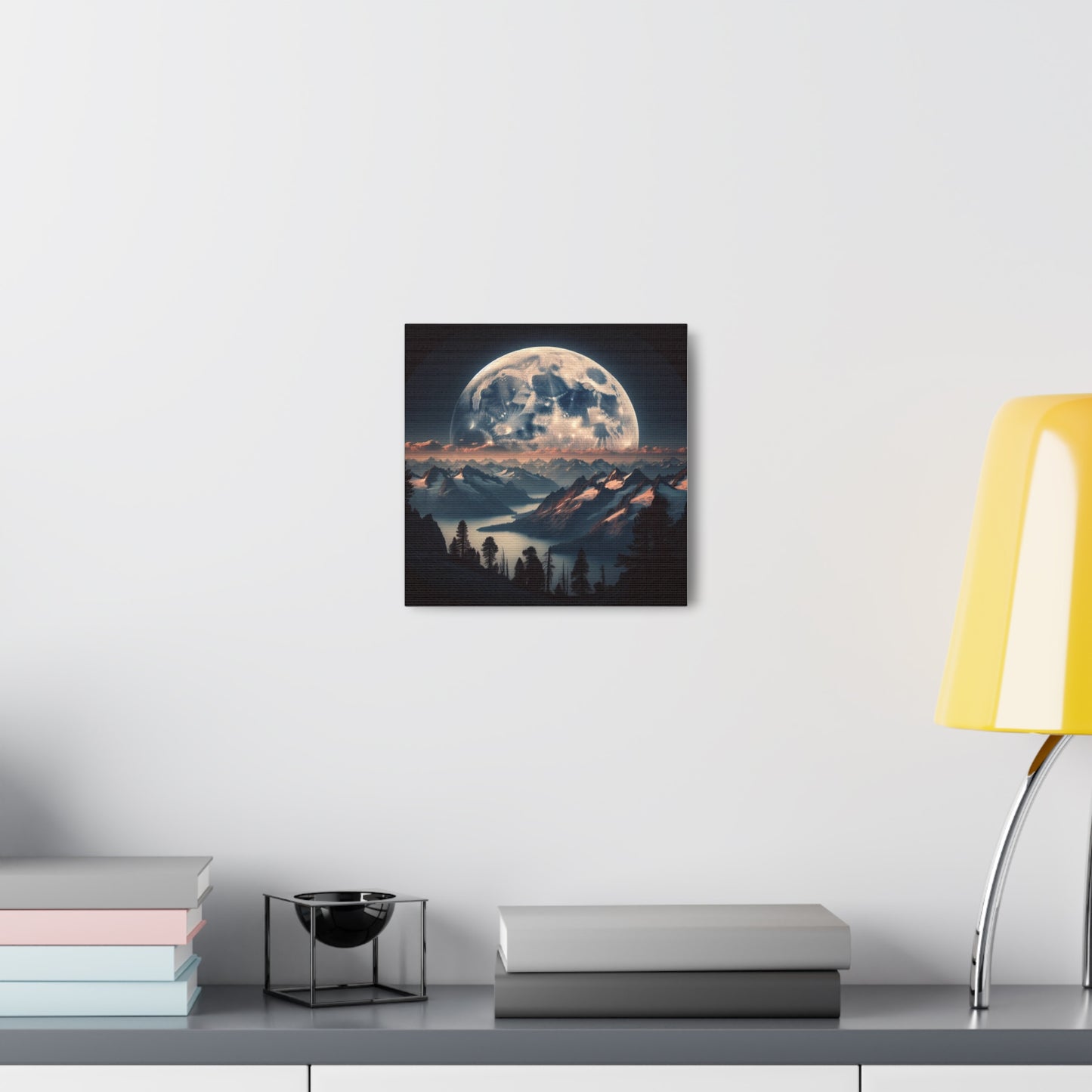 Full Moon Canvas Wall Art