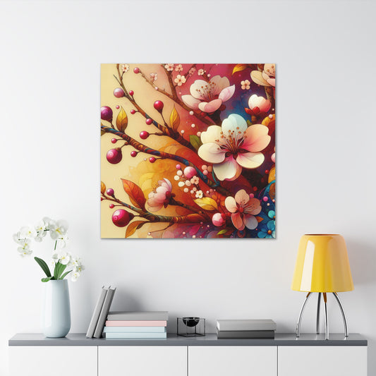 Cherry Blossom Canvas Wall Art