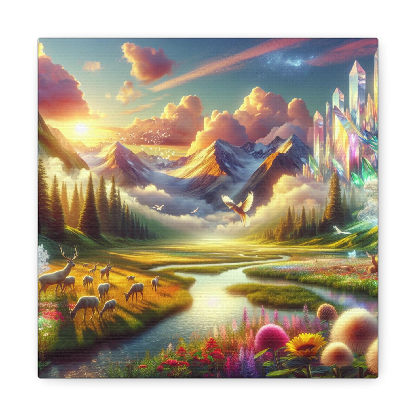 Heaven on Earth Canvas Wall Art