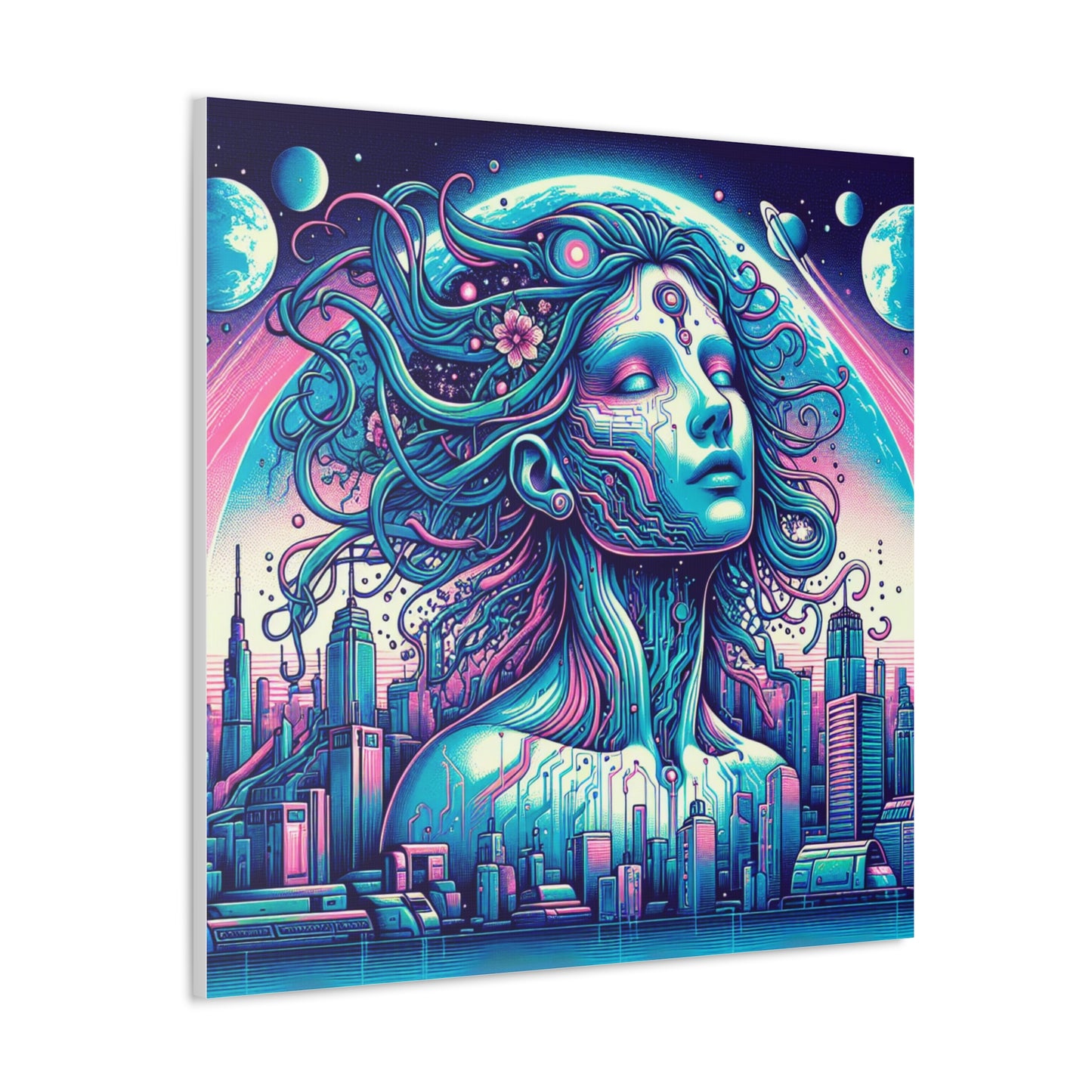 Gaia Mother Earth Canvas Wall Art