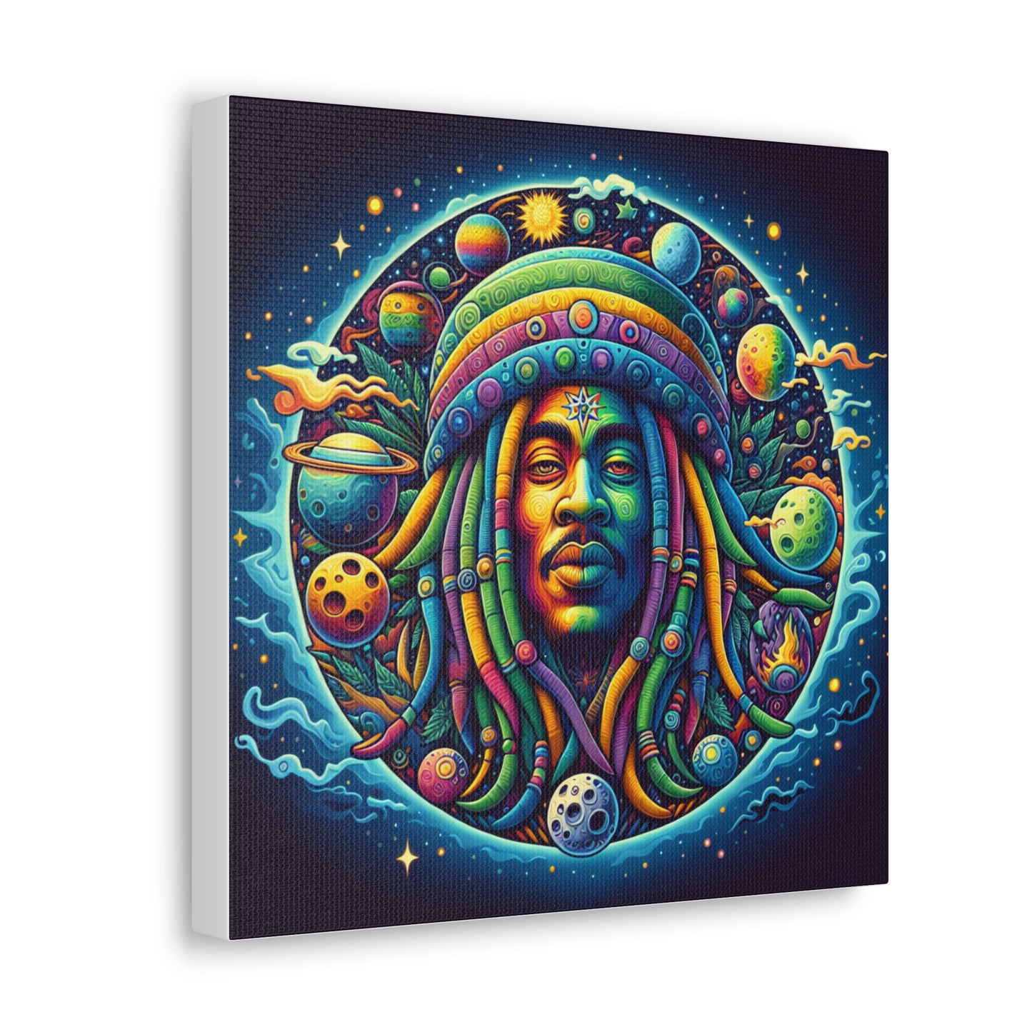 Jah Rastafari Canvas Wall Art