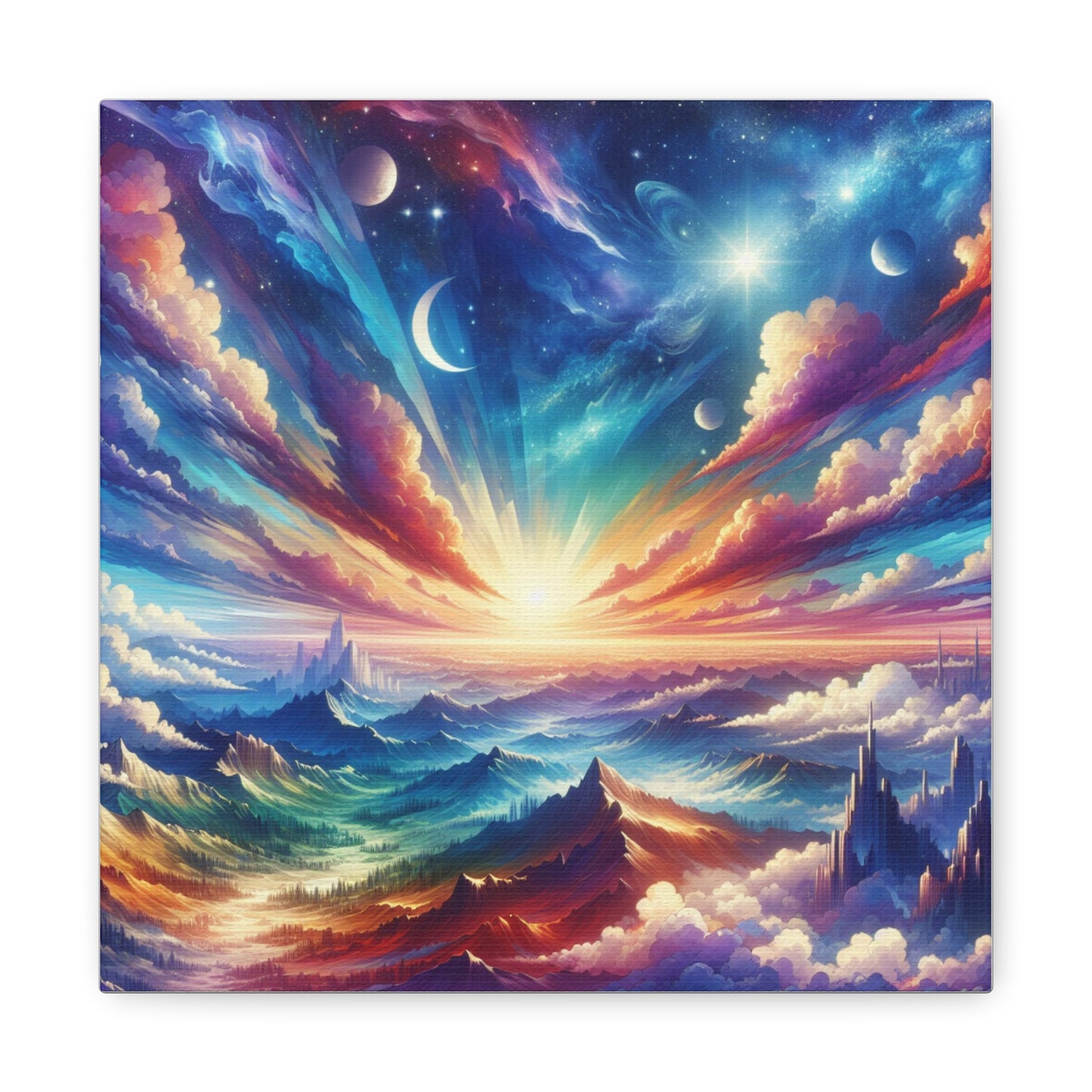 Majestic Sky Canvas Wall Art