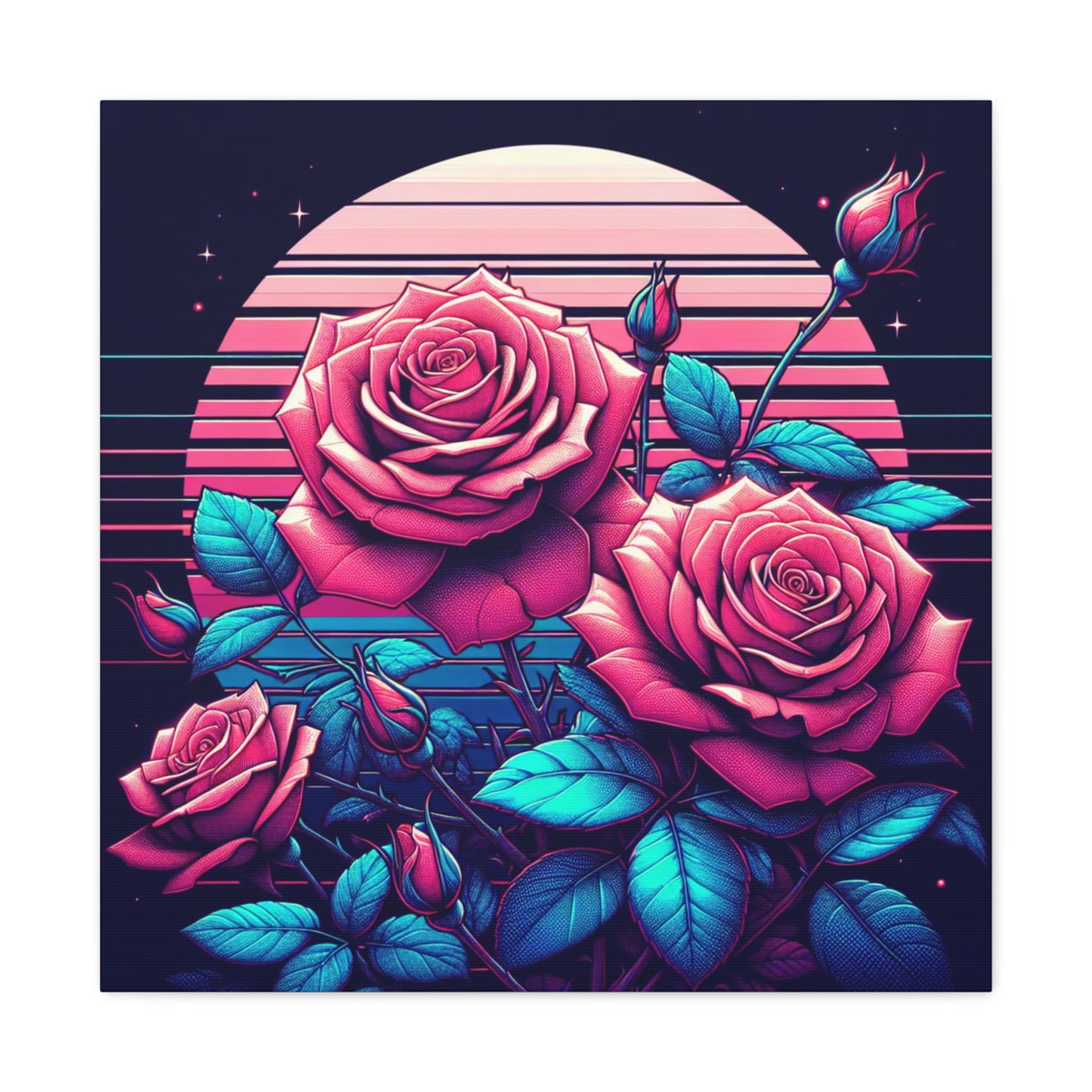 Roses Canvas Wall Art