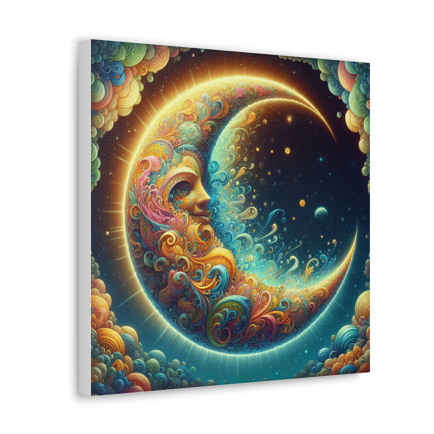 Half Moon Canvas Wall Art