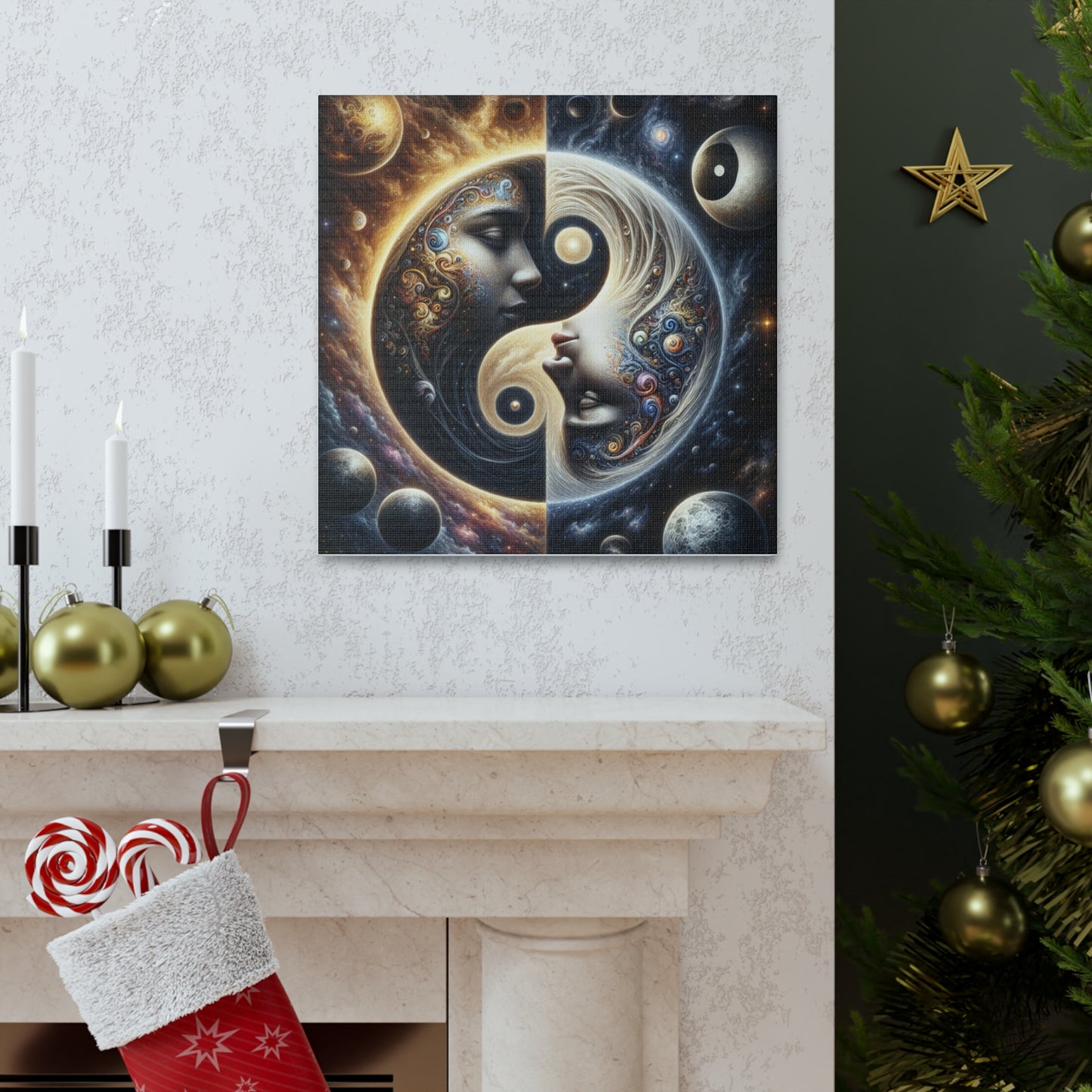 Yin Yang Canvas Wall Art