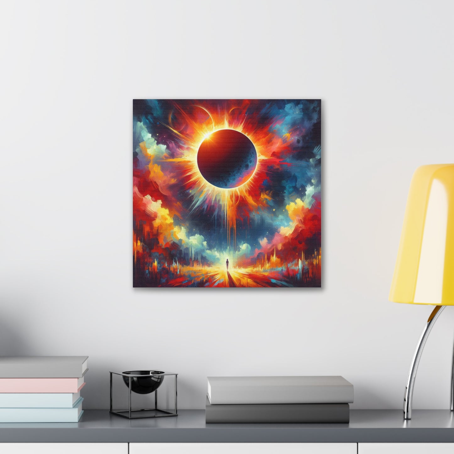 Solar Eclipse Canvas Wall Art