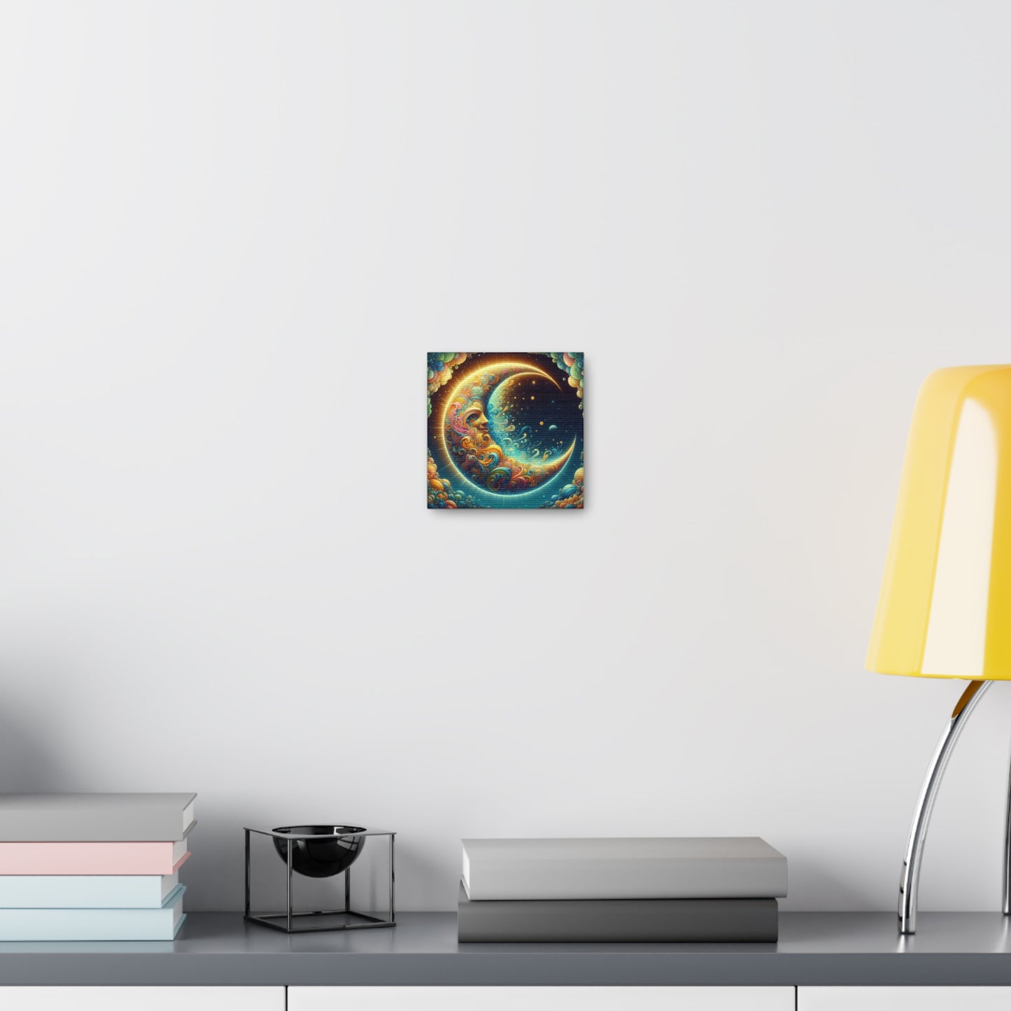 Half Moon Canvas Wall Art