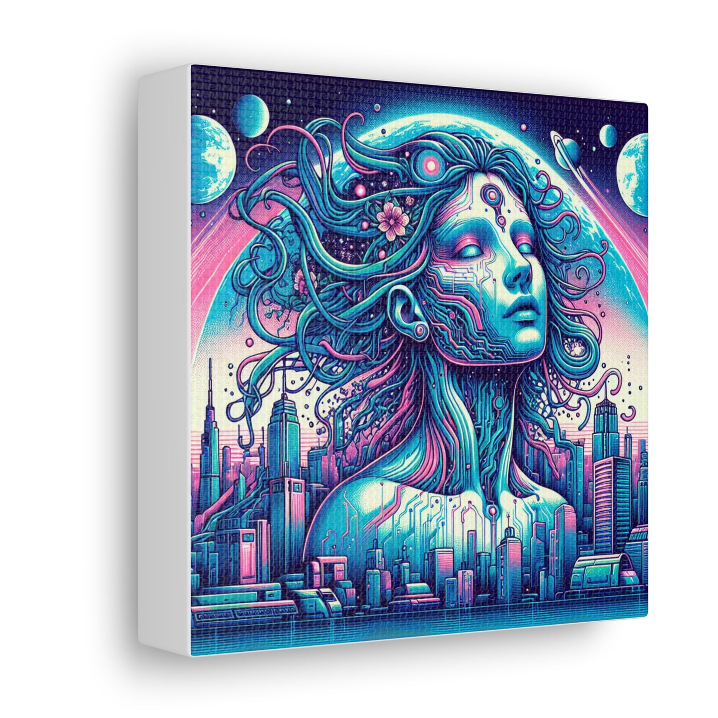 Gaia Mother Earth Canvas Wall Art