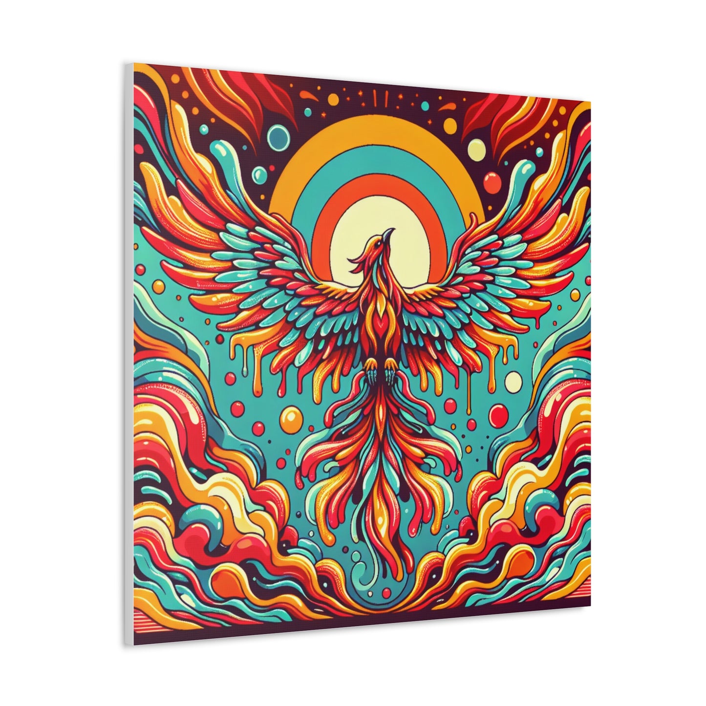 Phoenix Rising Canvas Wall Art