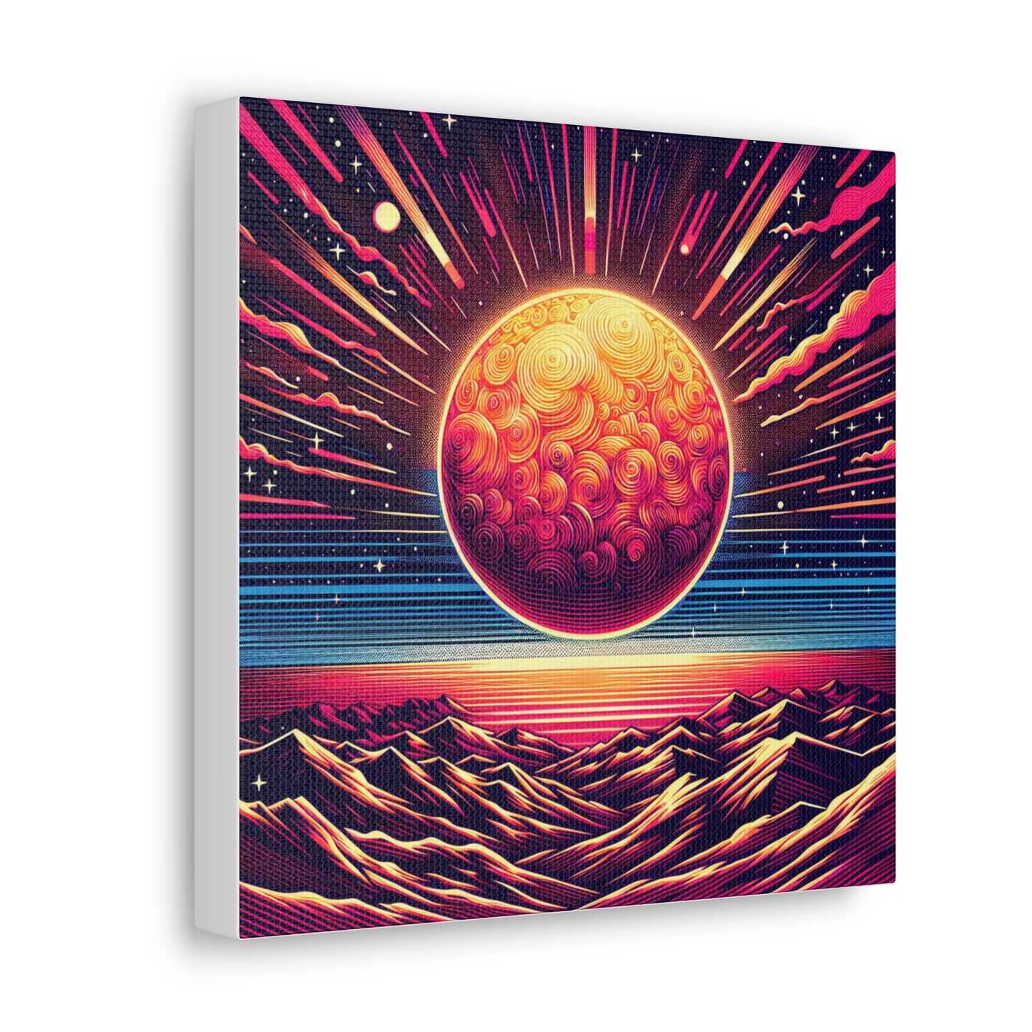 Sun Canvas Wall Art