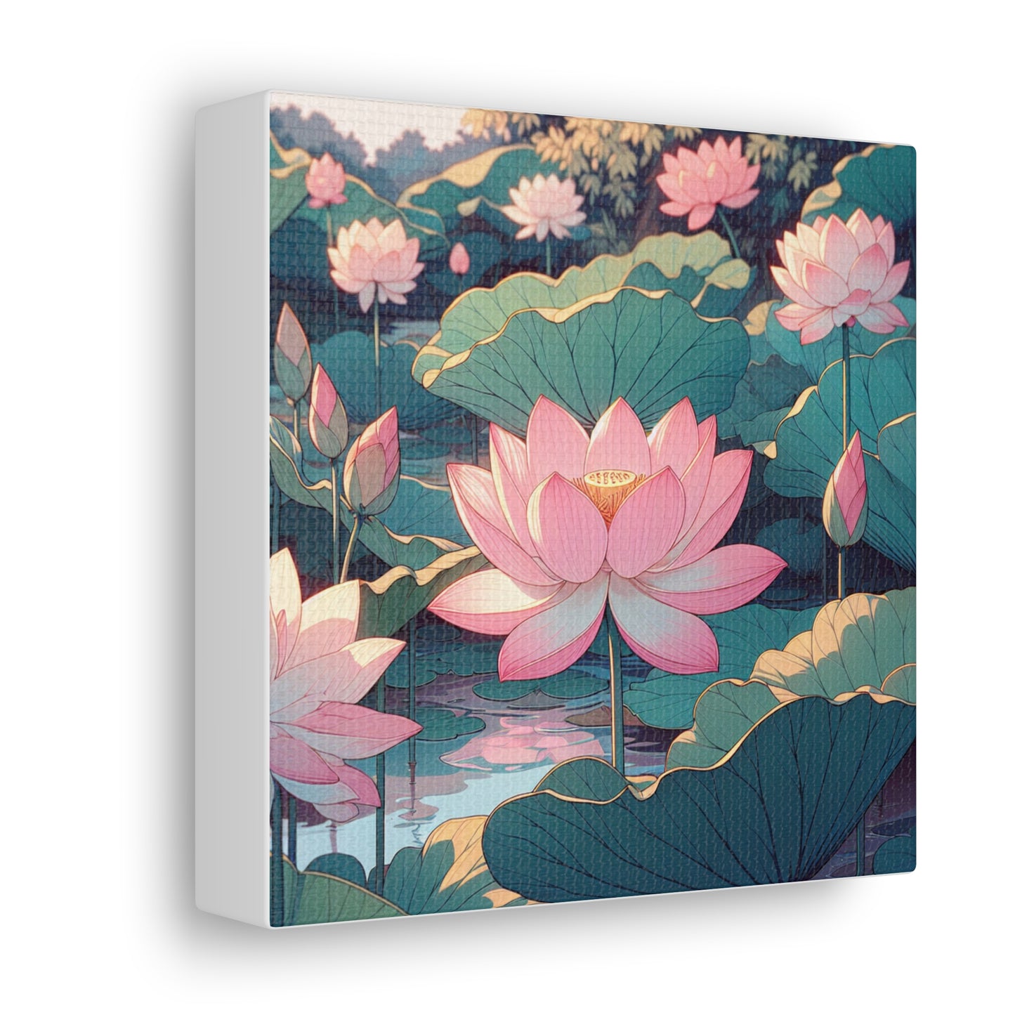 Lotus Canvas Wall Art