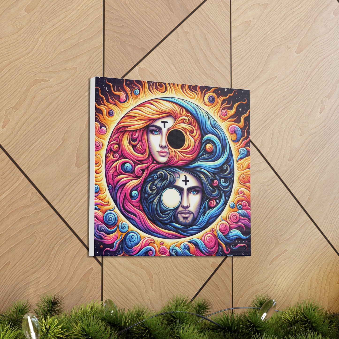 Yin Yang Canvas Wall Art