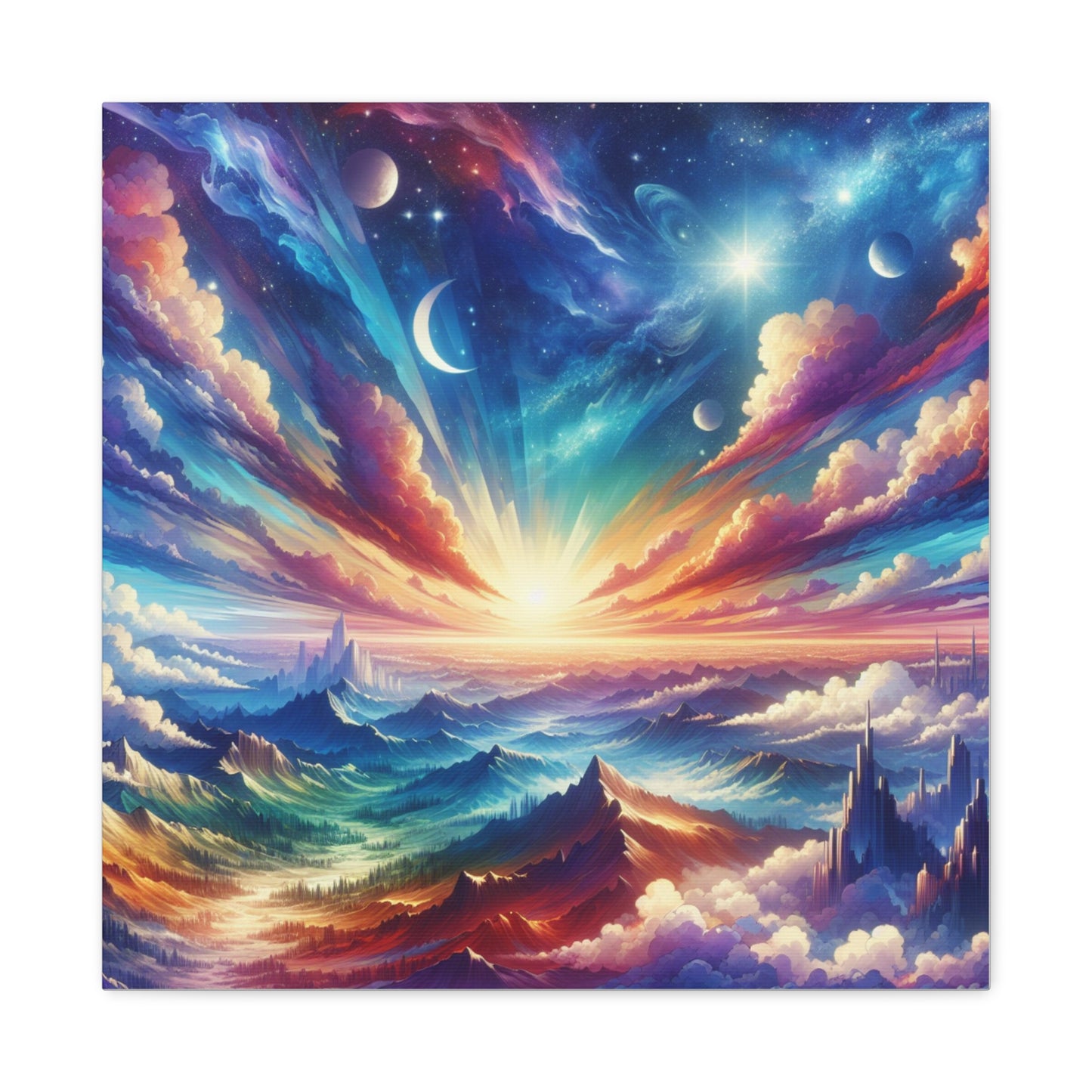 Majestic Sky Canvas Wall Art