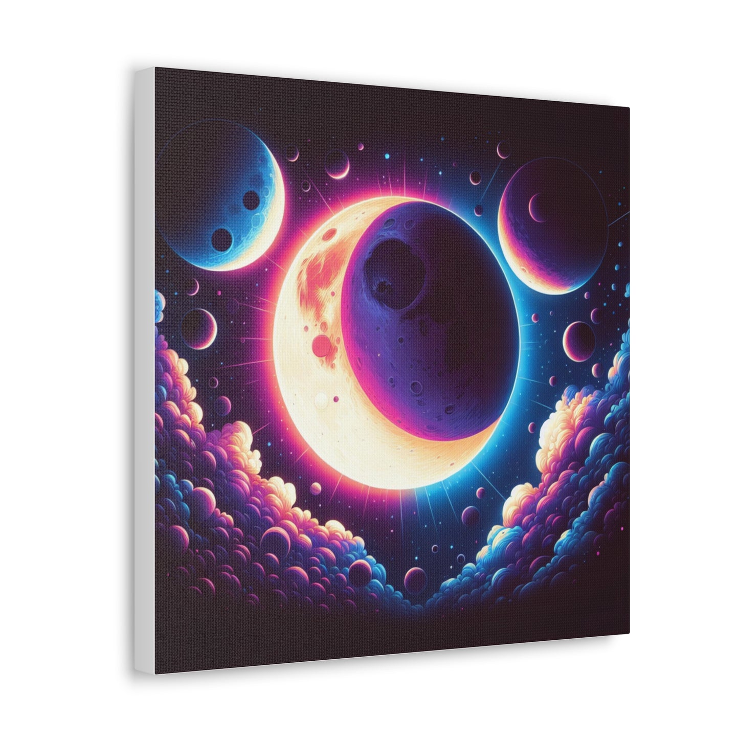 Lunar Eclipse Canvas Wall Art