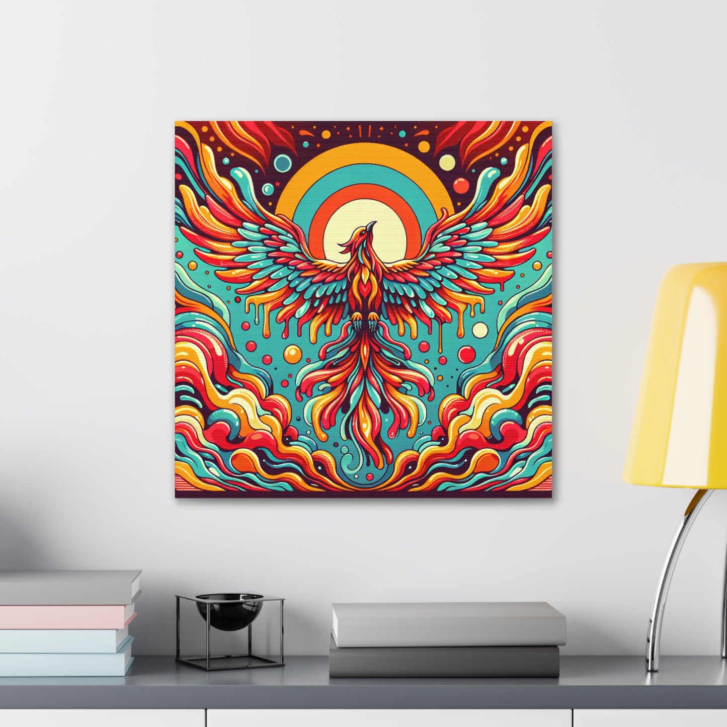 Phoenix Rising Canvas Wall Art