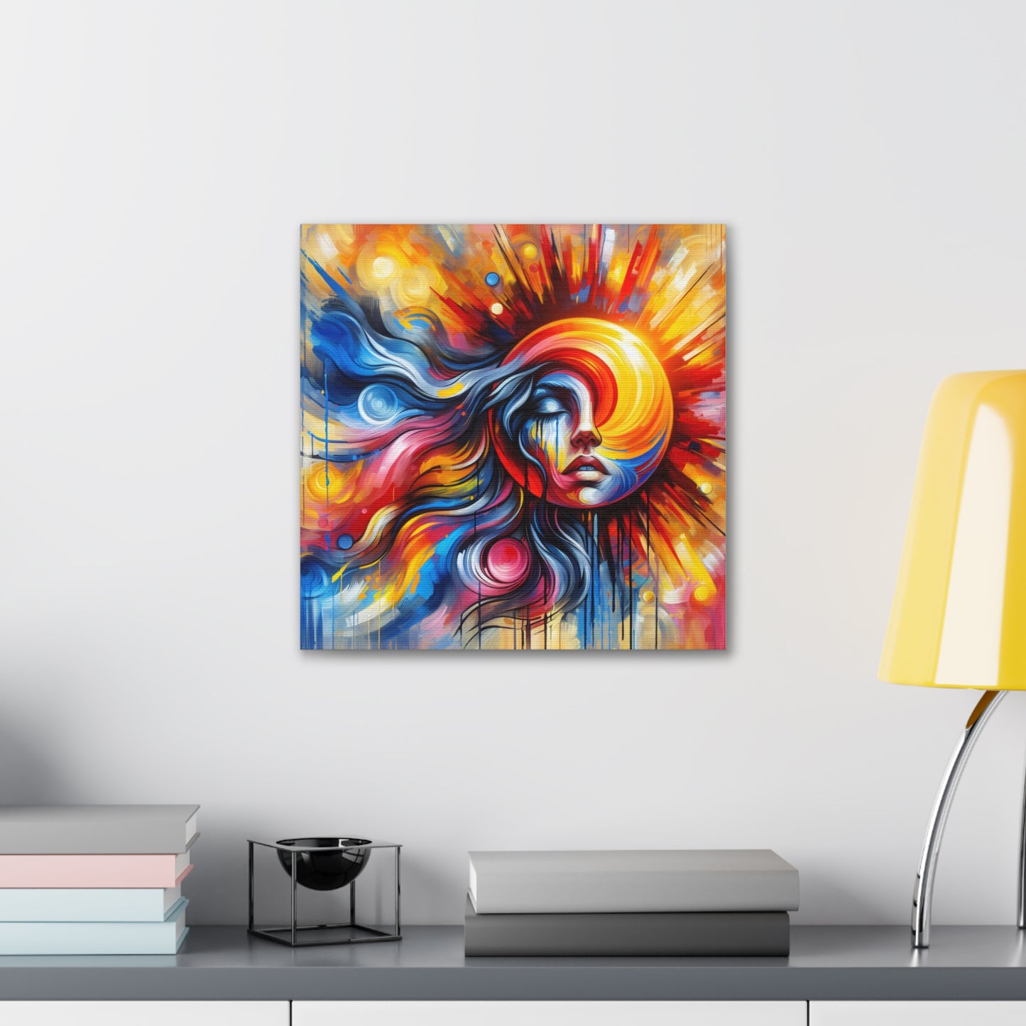 Sun Canvas Wall Art