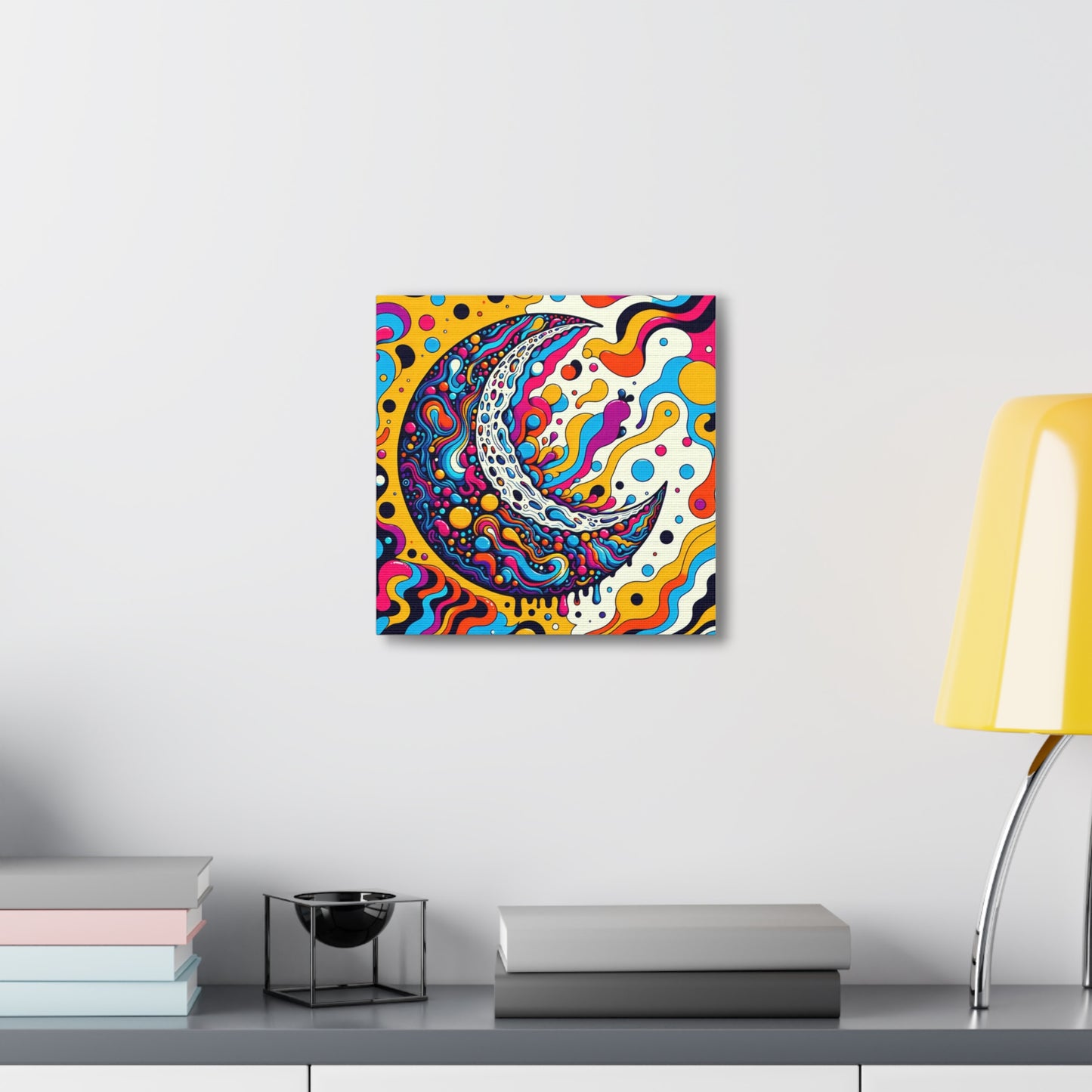 Half Moon Canvas Wall Art