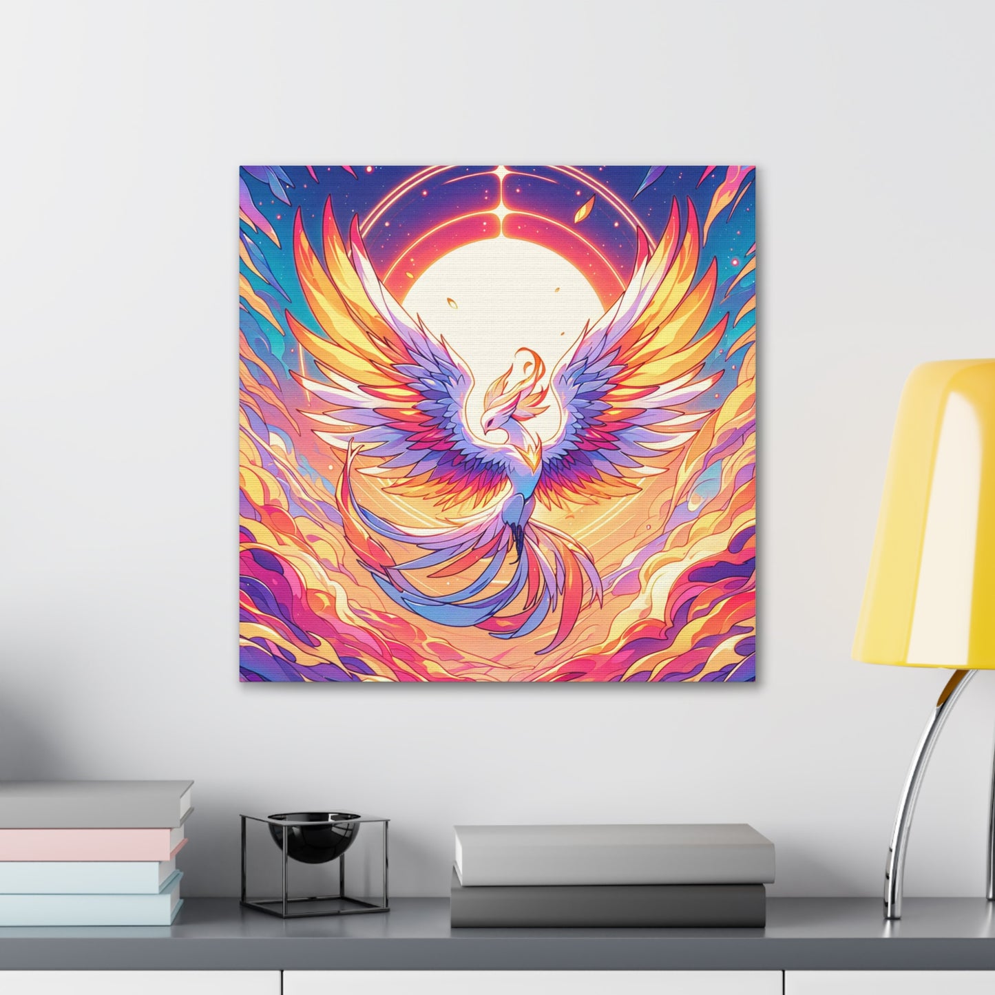 Phoenix Rising Canvas Wall Art