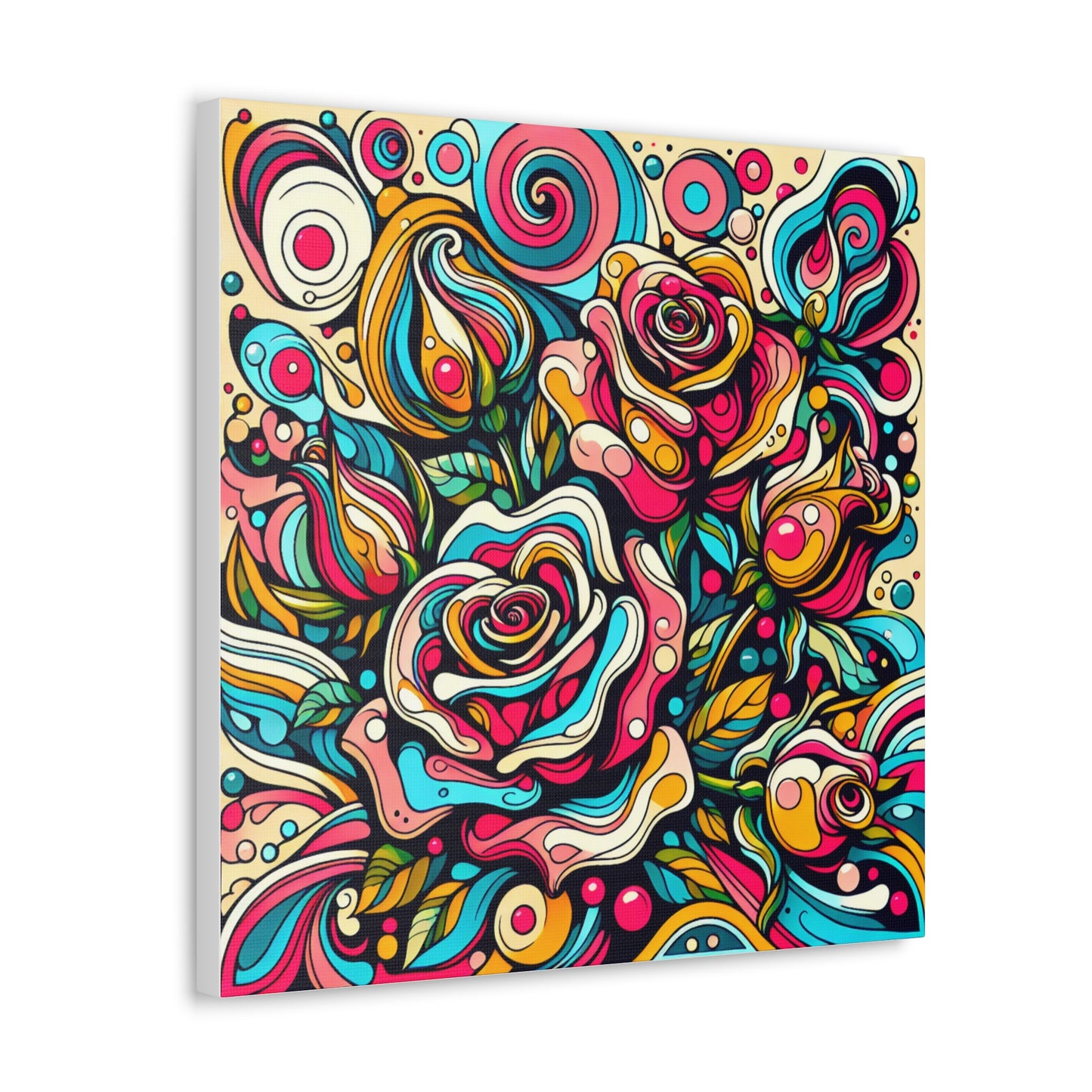 Roses Canvas Wall Art