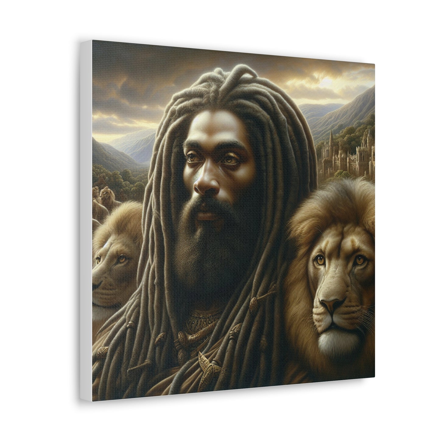 Jah Rastafari Canvas Wall Art