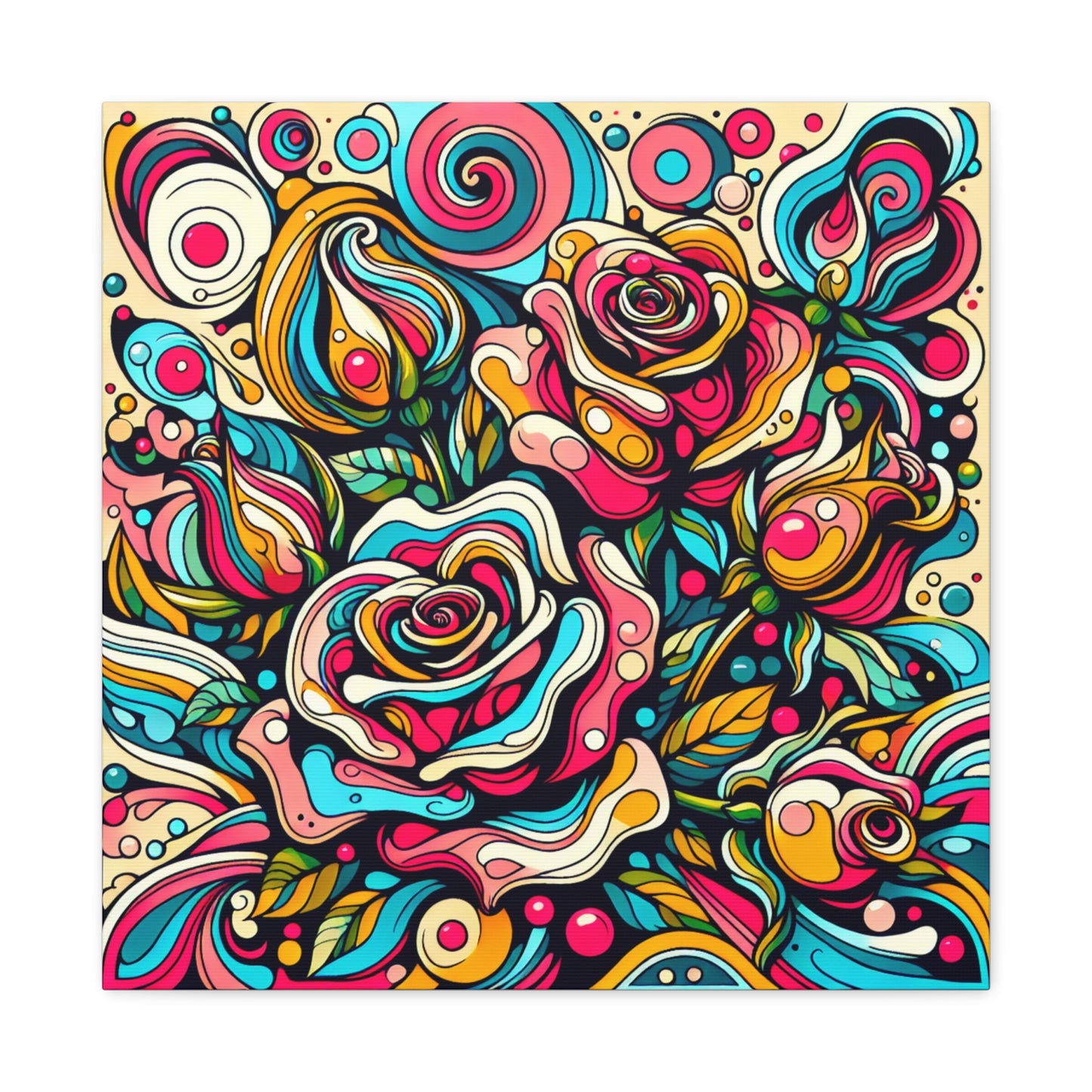 Roses Canvas Wall Art