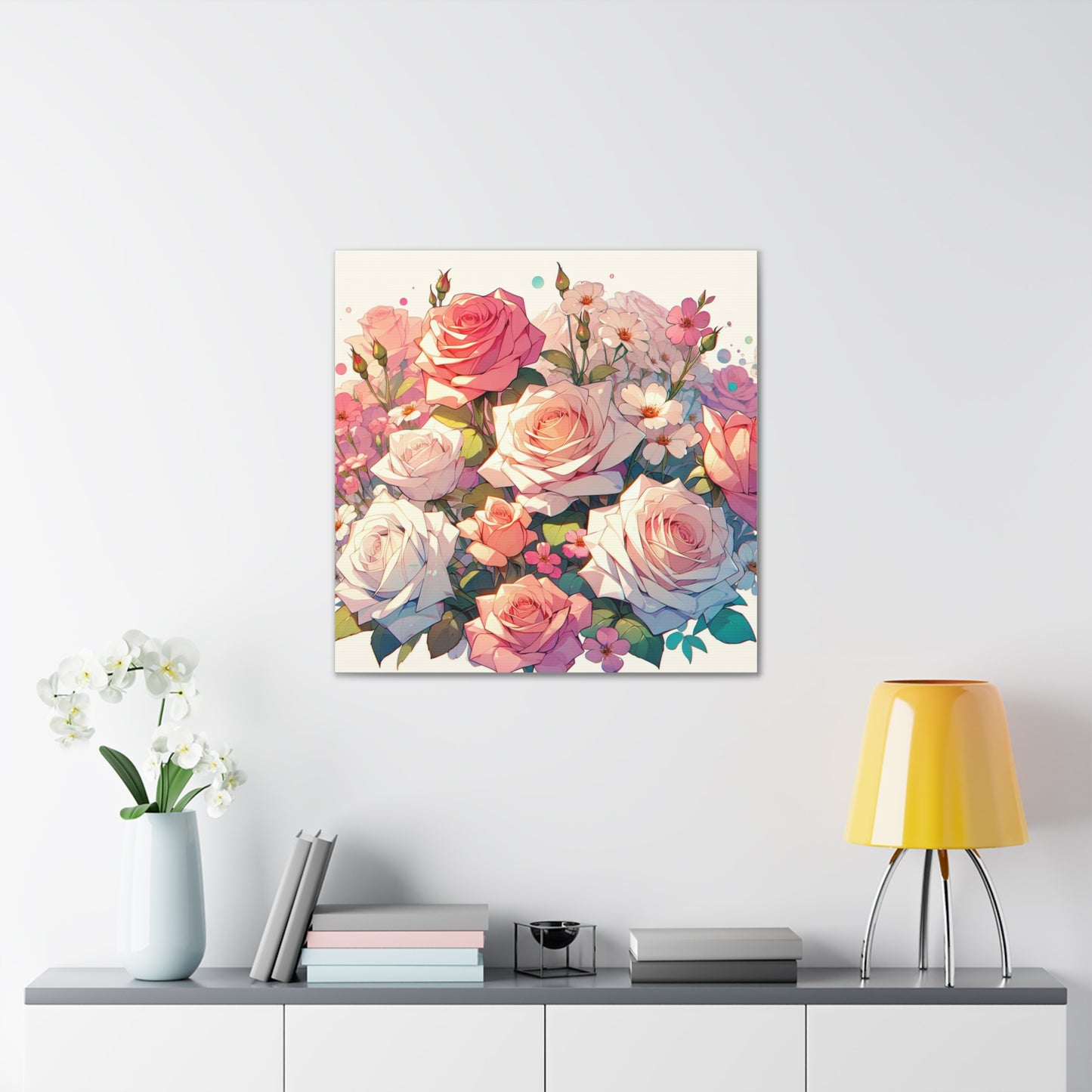 Roses Canvas Wall Art