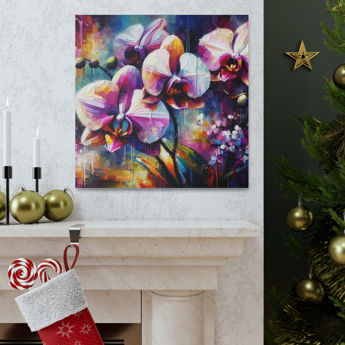 Orchids Canvas Wall Art