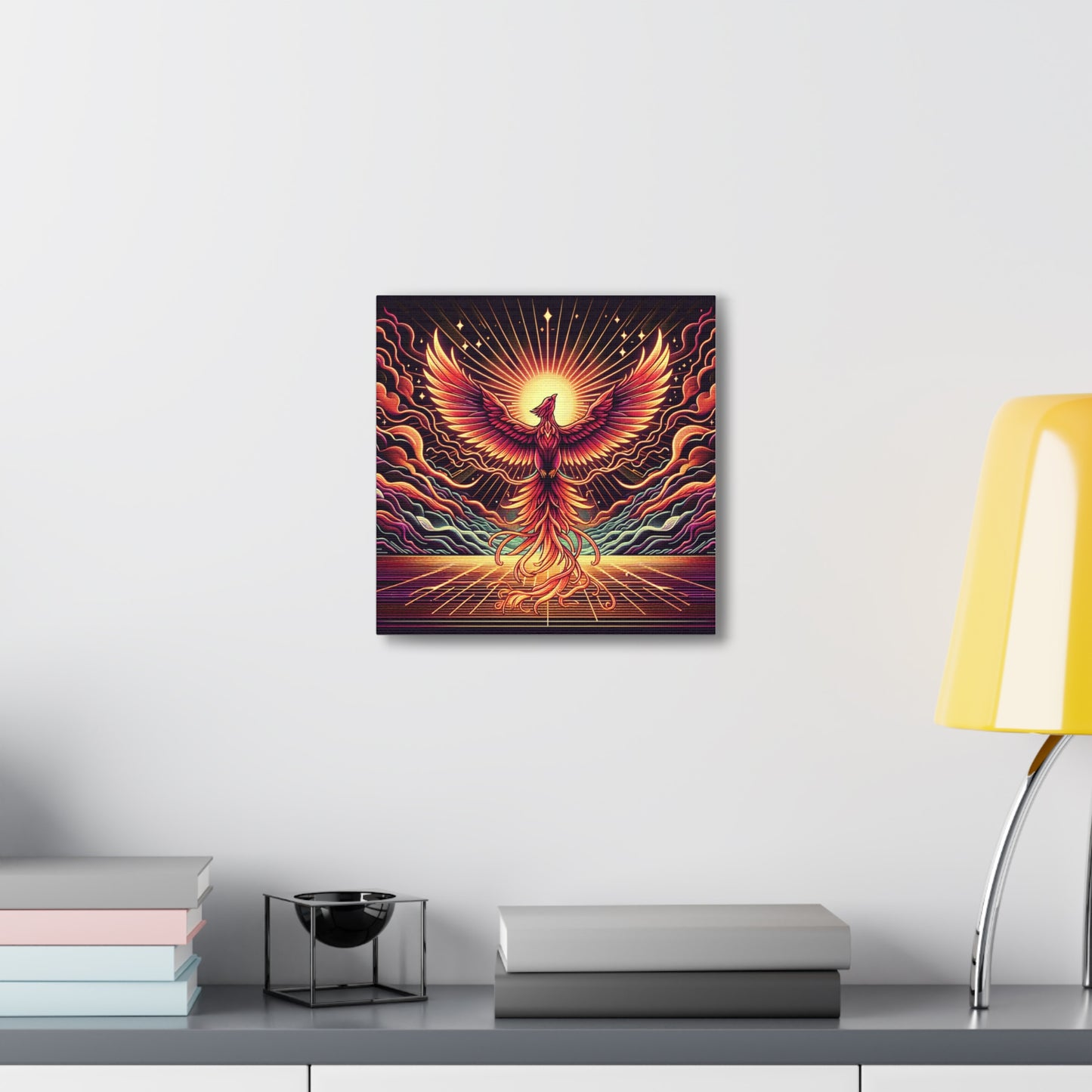 Phoenix Rising Canvas Wall Art