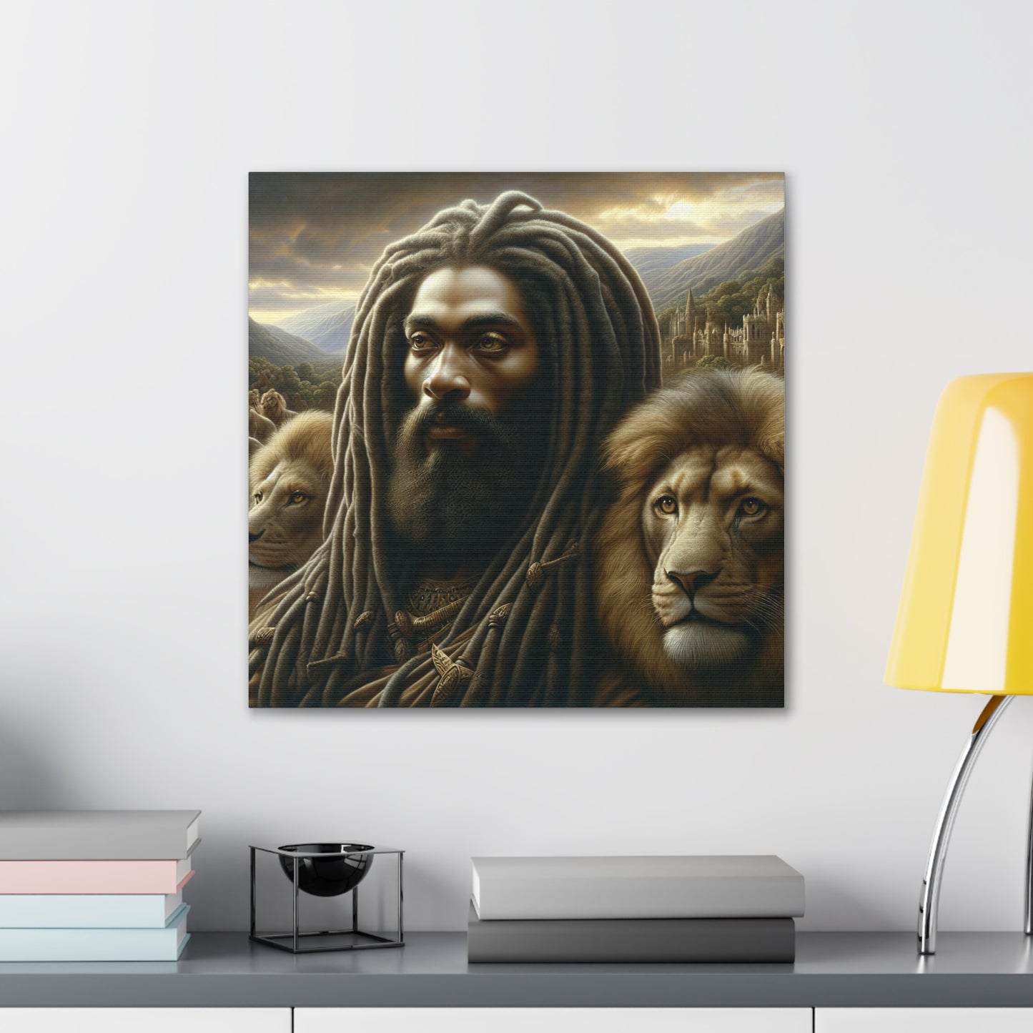 Jah Rastafari Canvas Wall Art