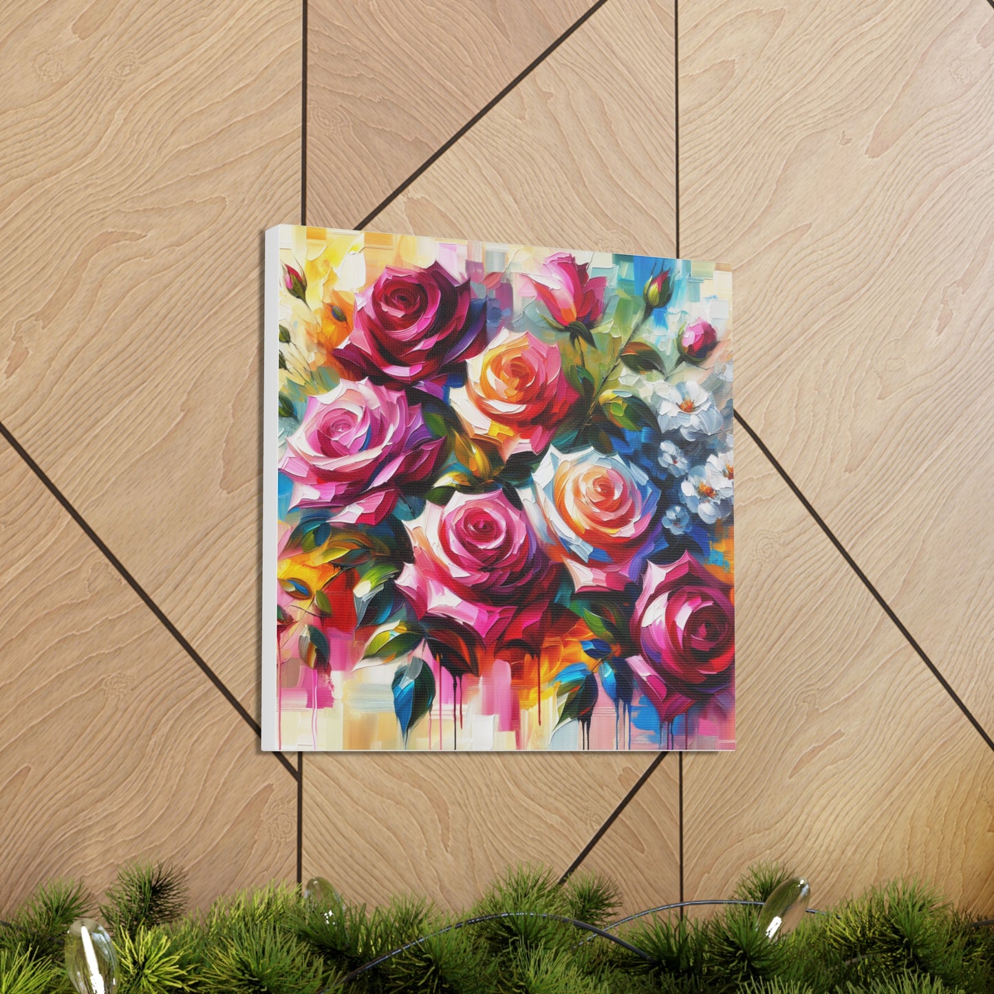 Roses Canvas Wall Art