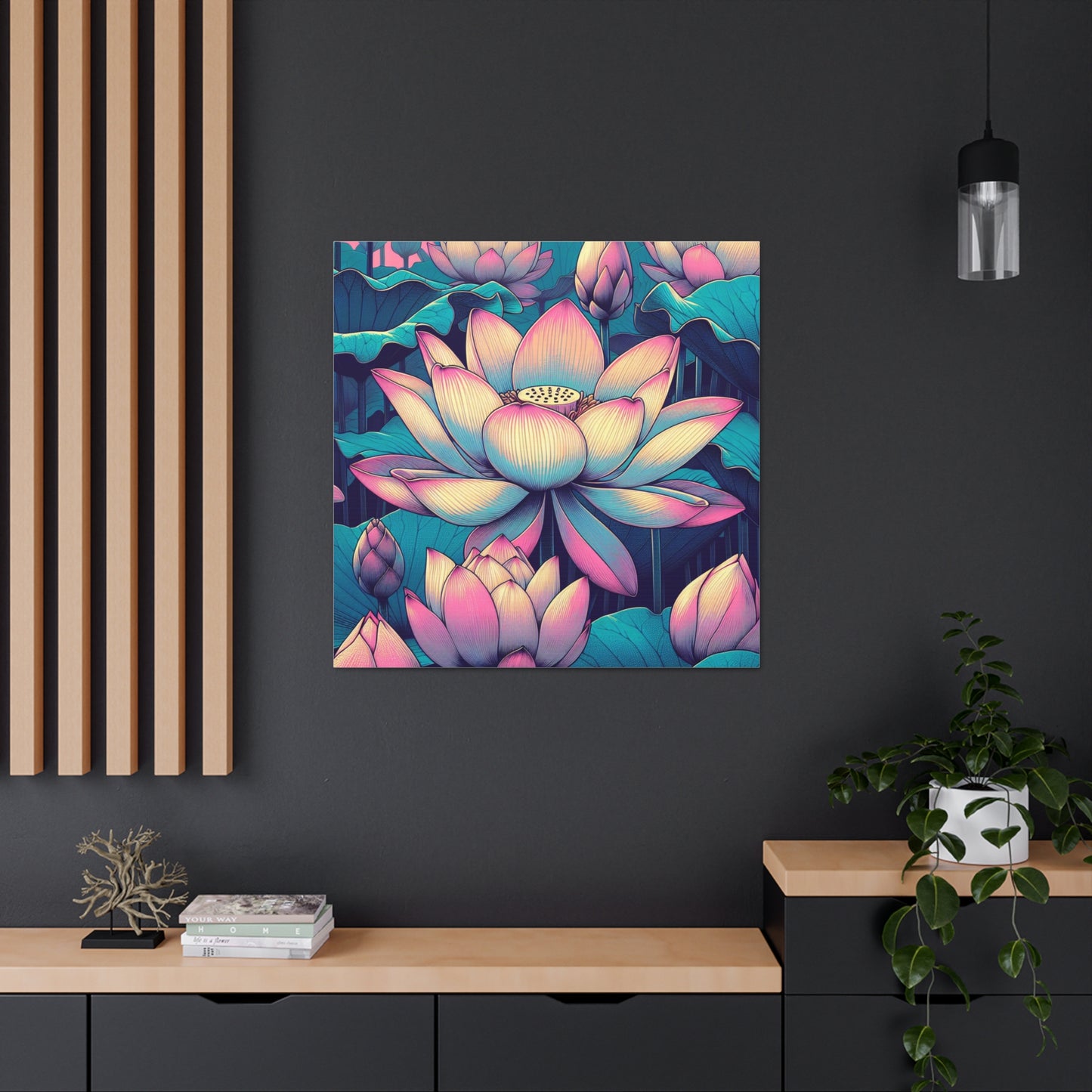 Lotus Canvas Wall Art