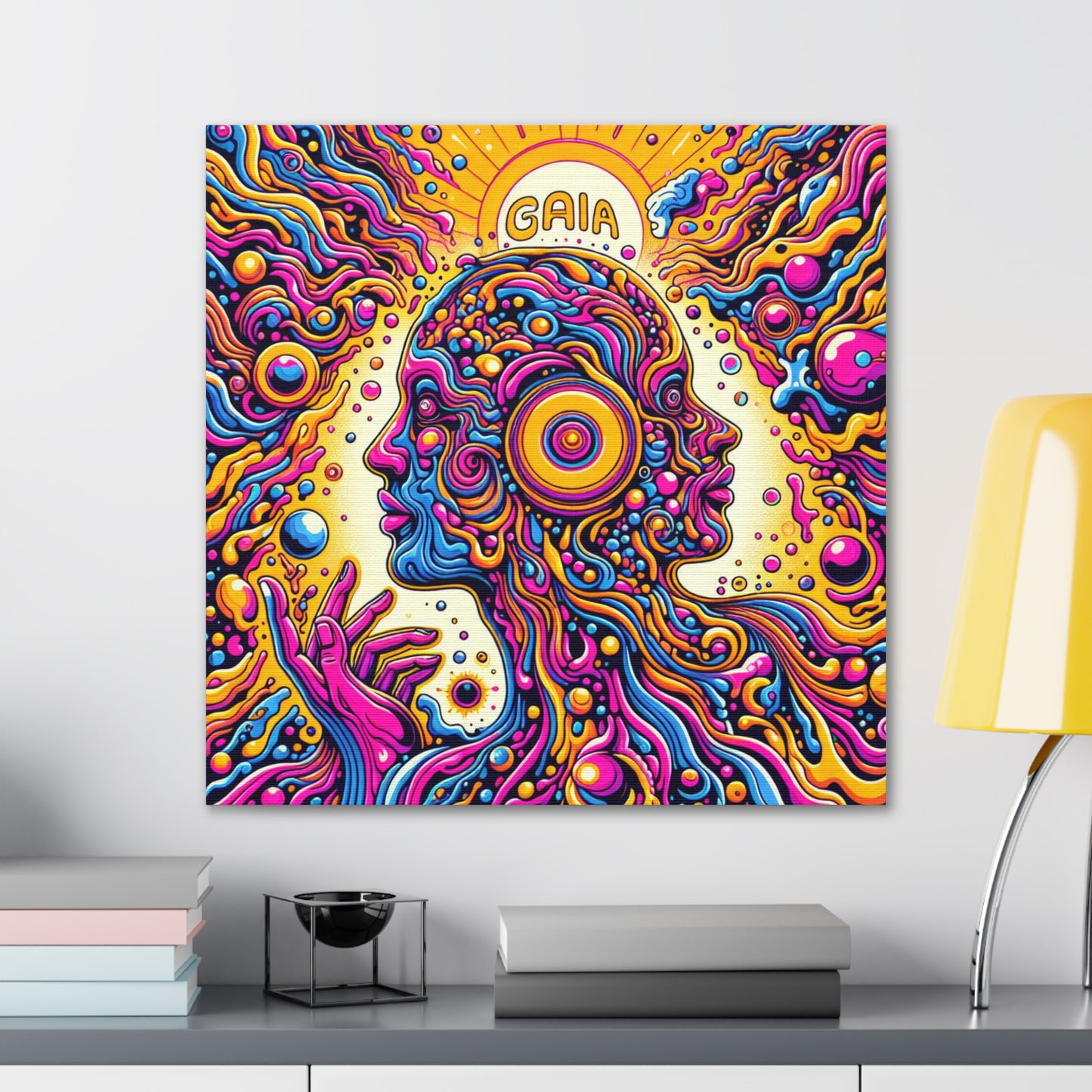 Gaia Mother Earth Canvas Wall Art