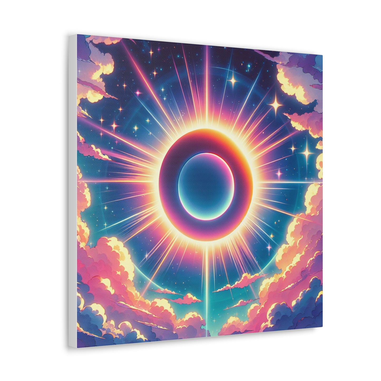 Solar Eclipse Canvas Wall Art