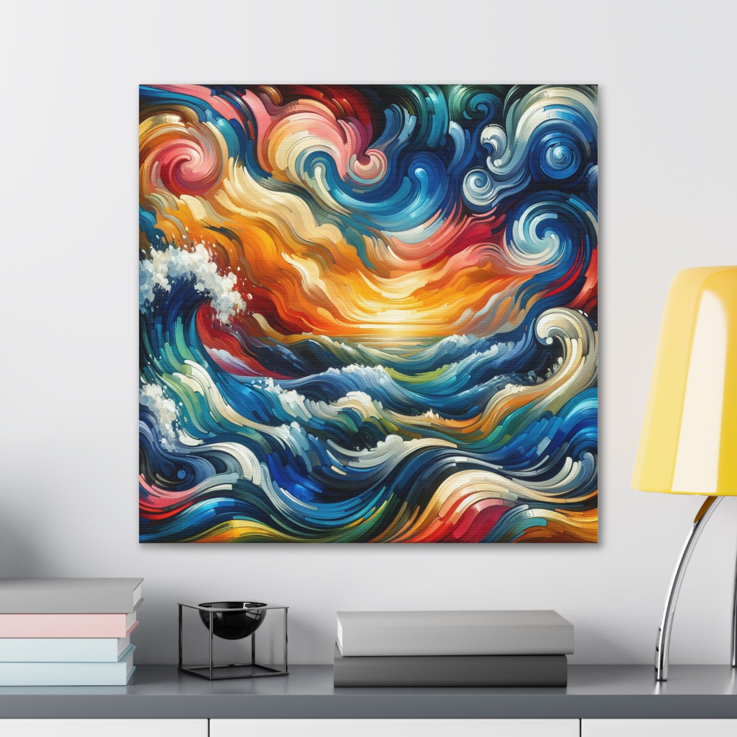 Ocean Waves Canvas Wall Art